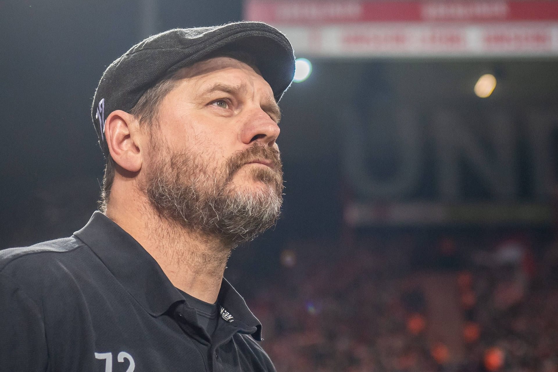 Steffen Baumgart im Stadion an der Alten Försterei: Die Spielstätte von Union Berlin ist nun sein Arbeitsplatz.