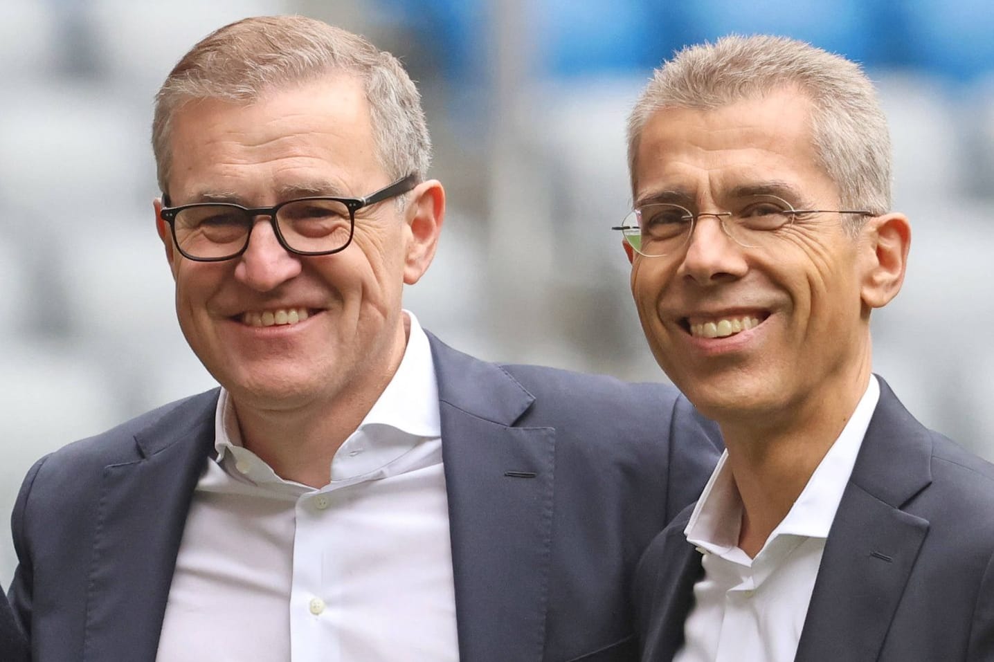 Michael Diederich (rechts) statt Jan-Christian Dreesen: Er wird künftig den FC Bayern bei der DFL vertreten.