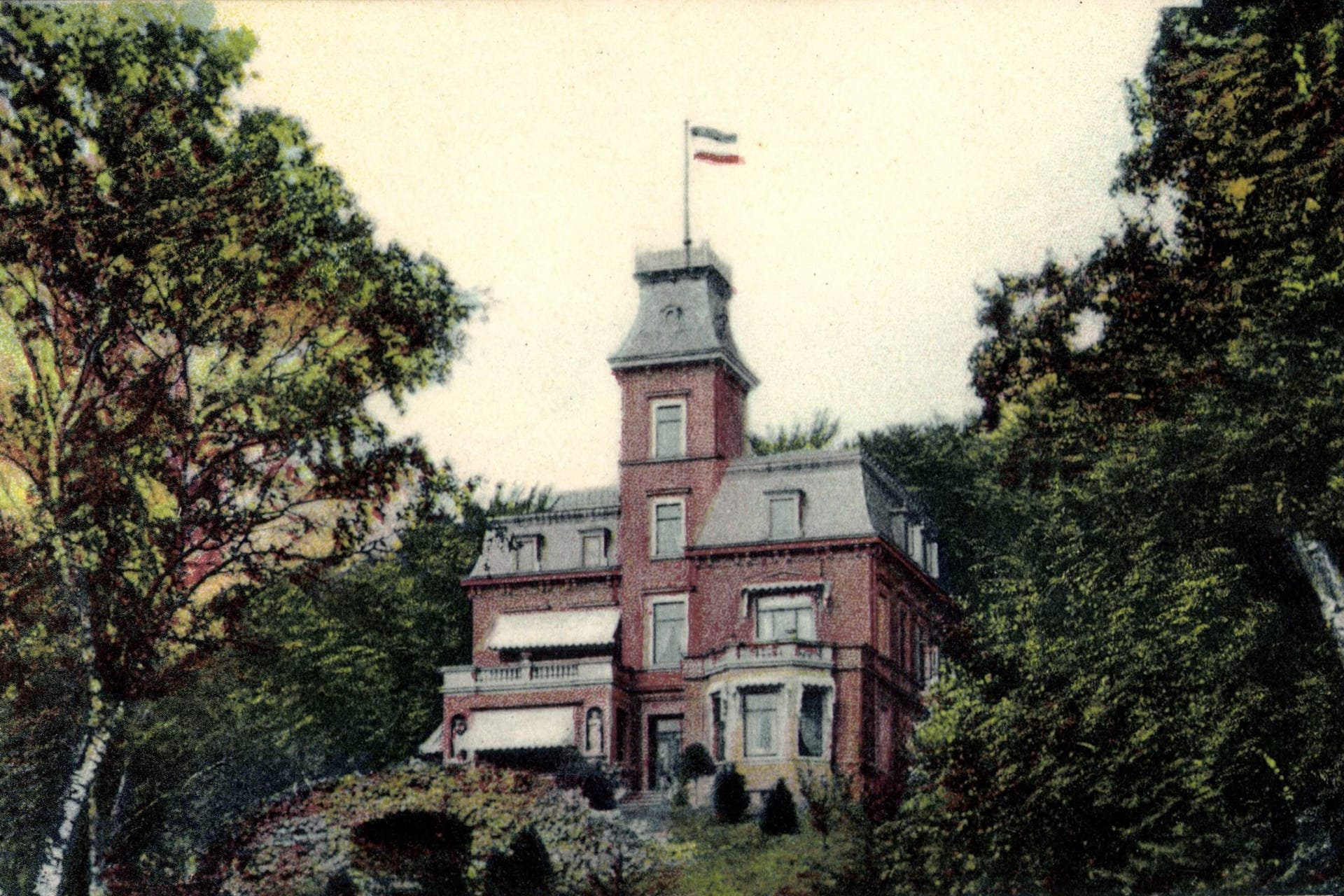 Die Villa Marßel (Archivbild): Sie wurde 1972 abgerissen.