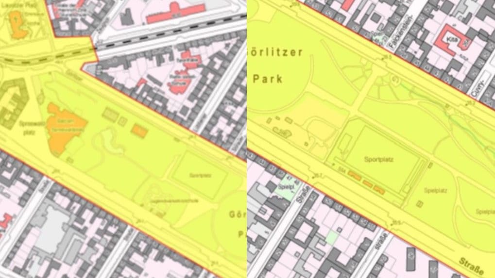 Görlitzer Park: Jegliche Messer sind hier nicht gestattet.