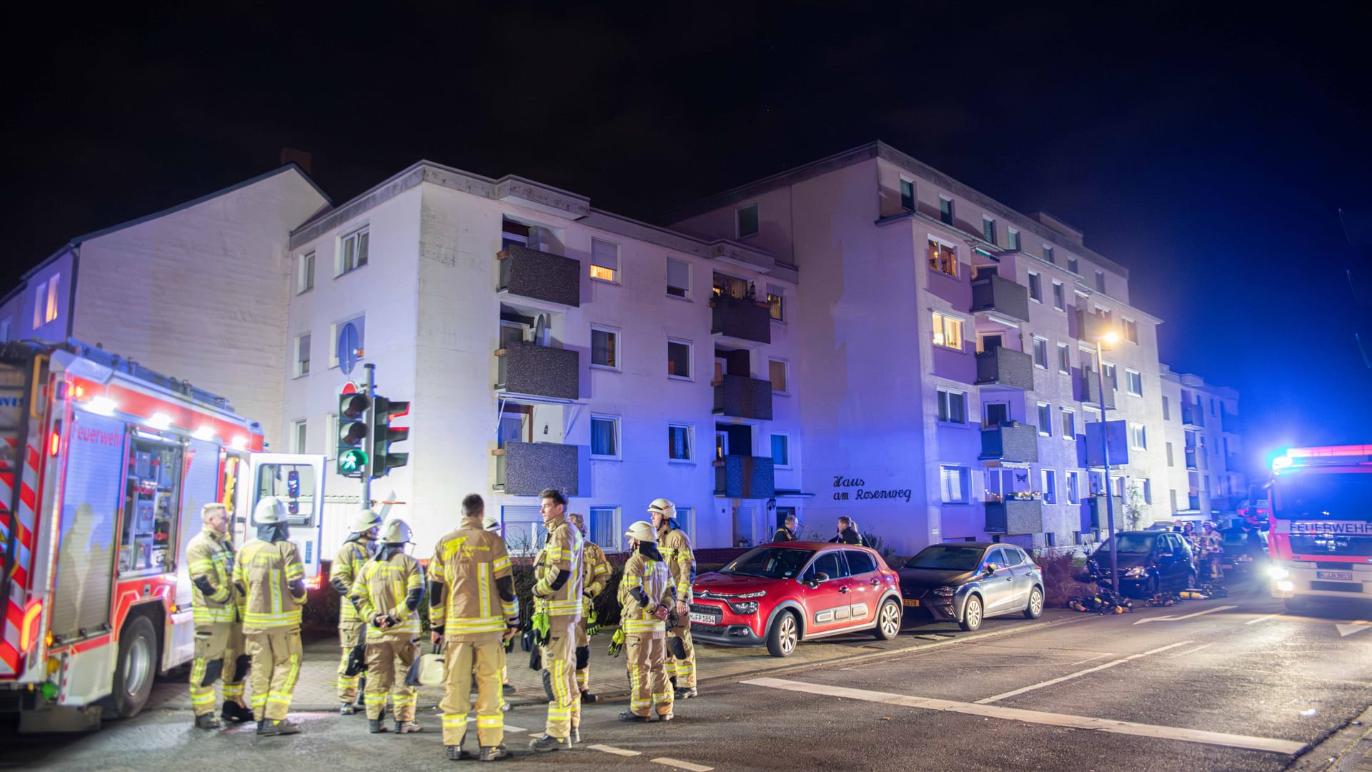 In einem Heim für betreutes Wohnen in Junkersdorf kam es am Montagabend zu einem Feuer.