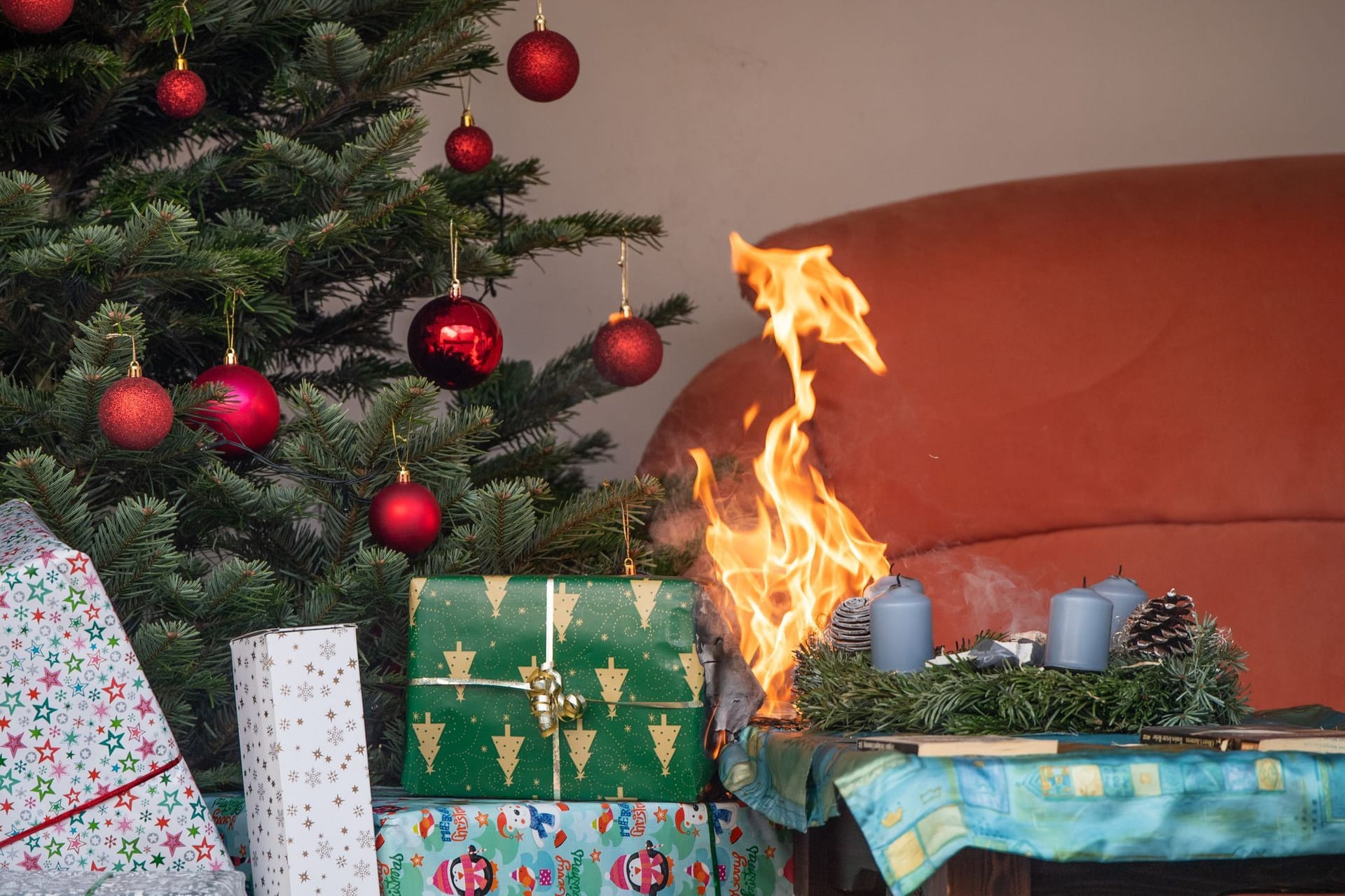 Brandgefahr in der Adventszeit