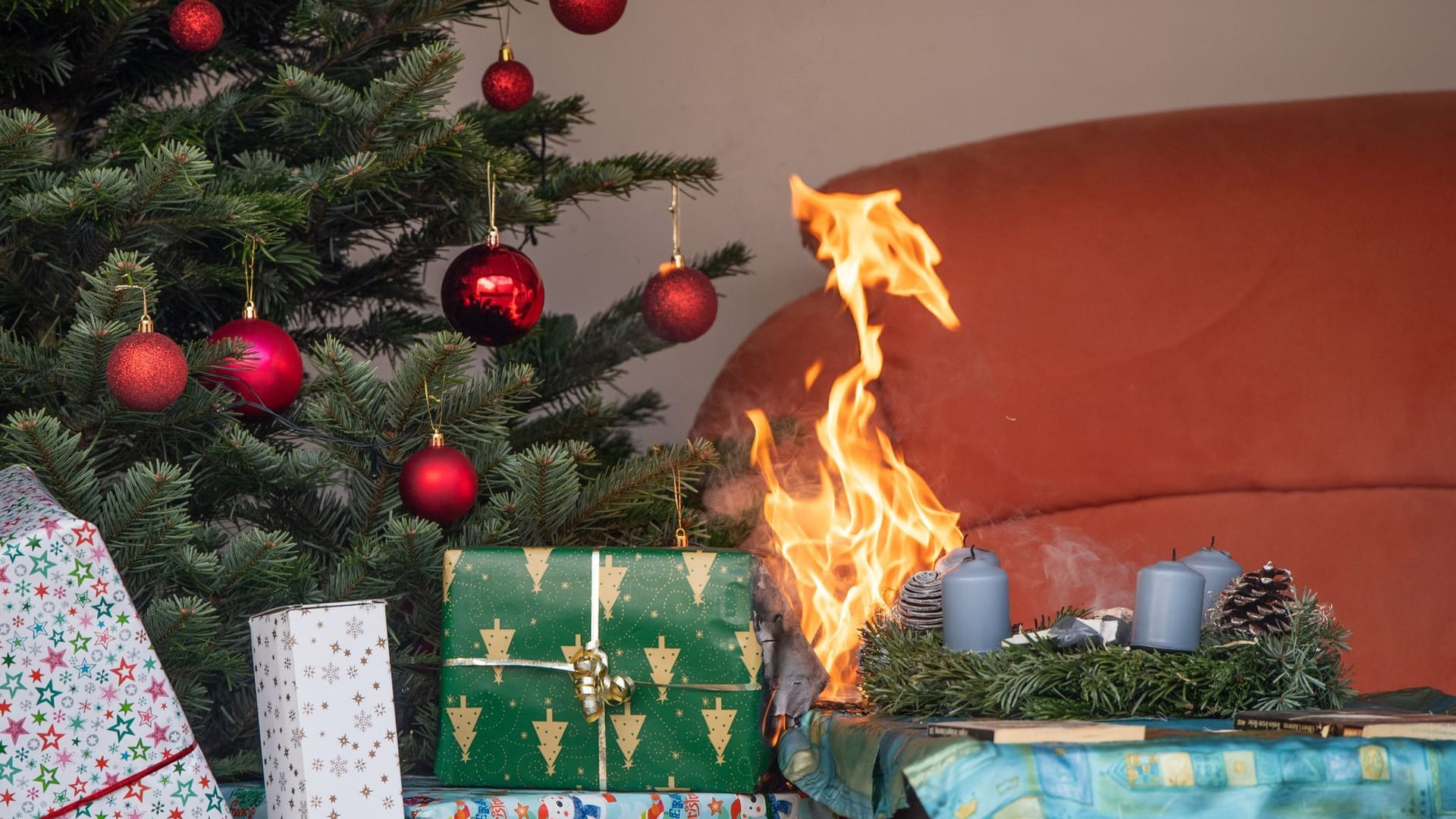 Brandgefahr in der Adventszeit