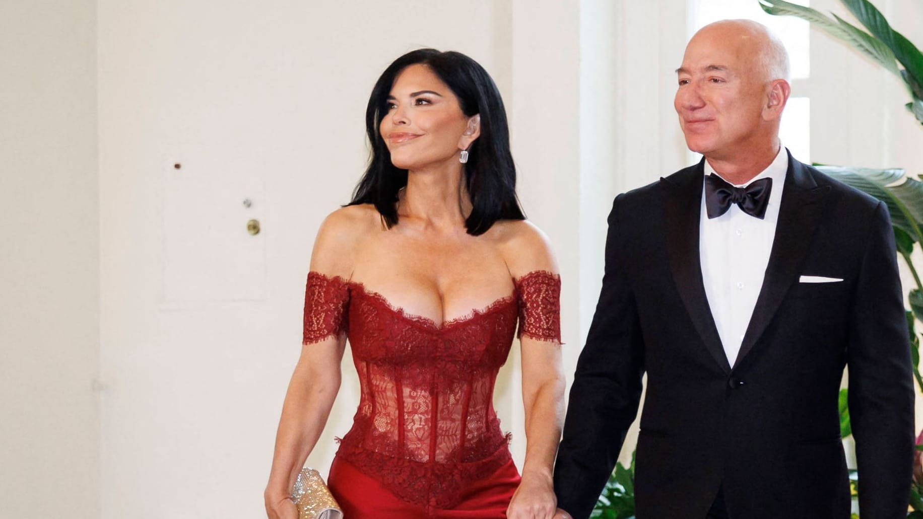 Jeff Bezos mit Lauren Sánchez: Die beiden geben sich noch dieses Jahr das Jawort.