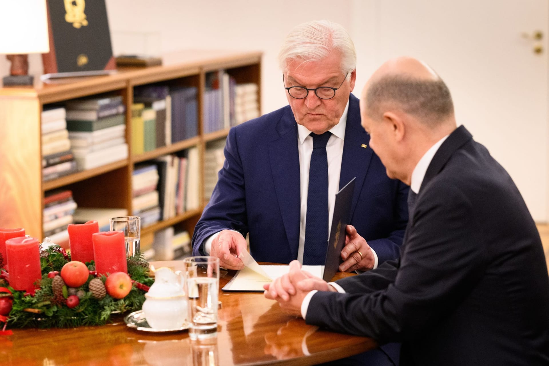 Vertrauensfrage - Bundeskanzler beim Bundespräsidenten