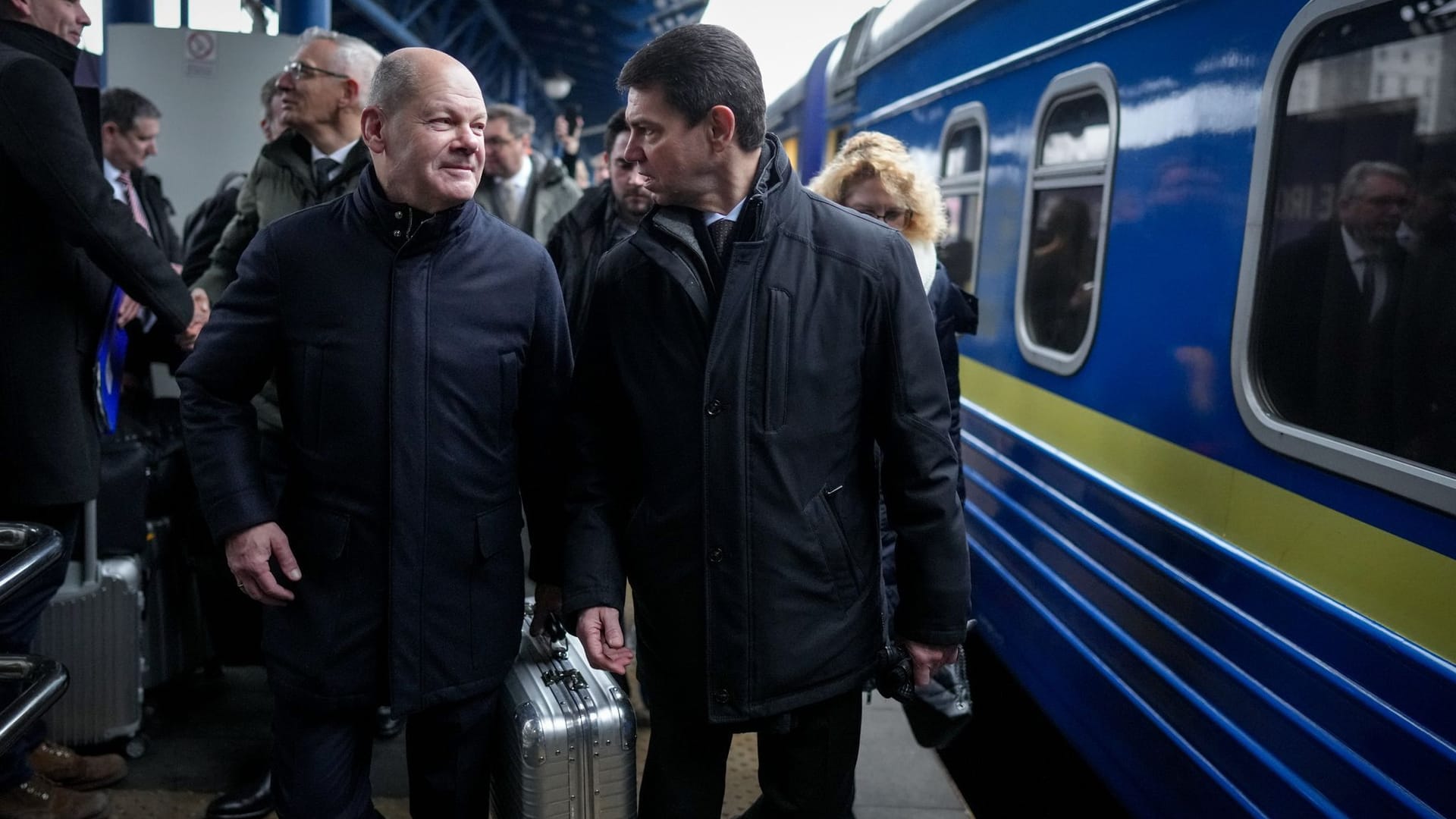 Bundeskanzler Scholz besucht die Ukraine