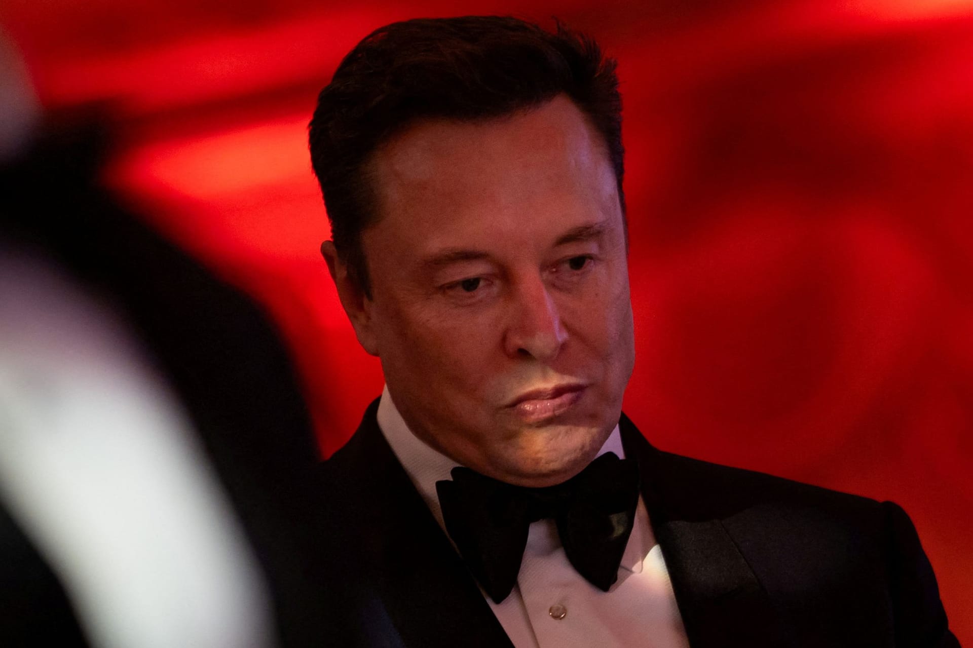 Elon Musk bei einer Gala in Trumps Anwesen in Mar-A-Lago, Florida.