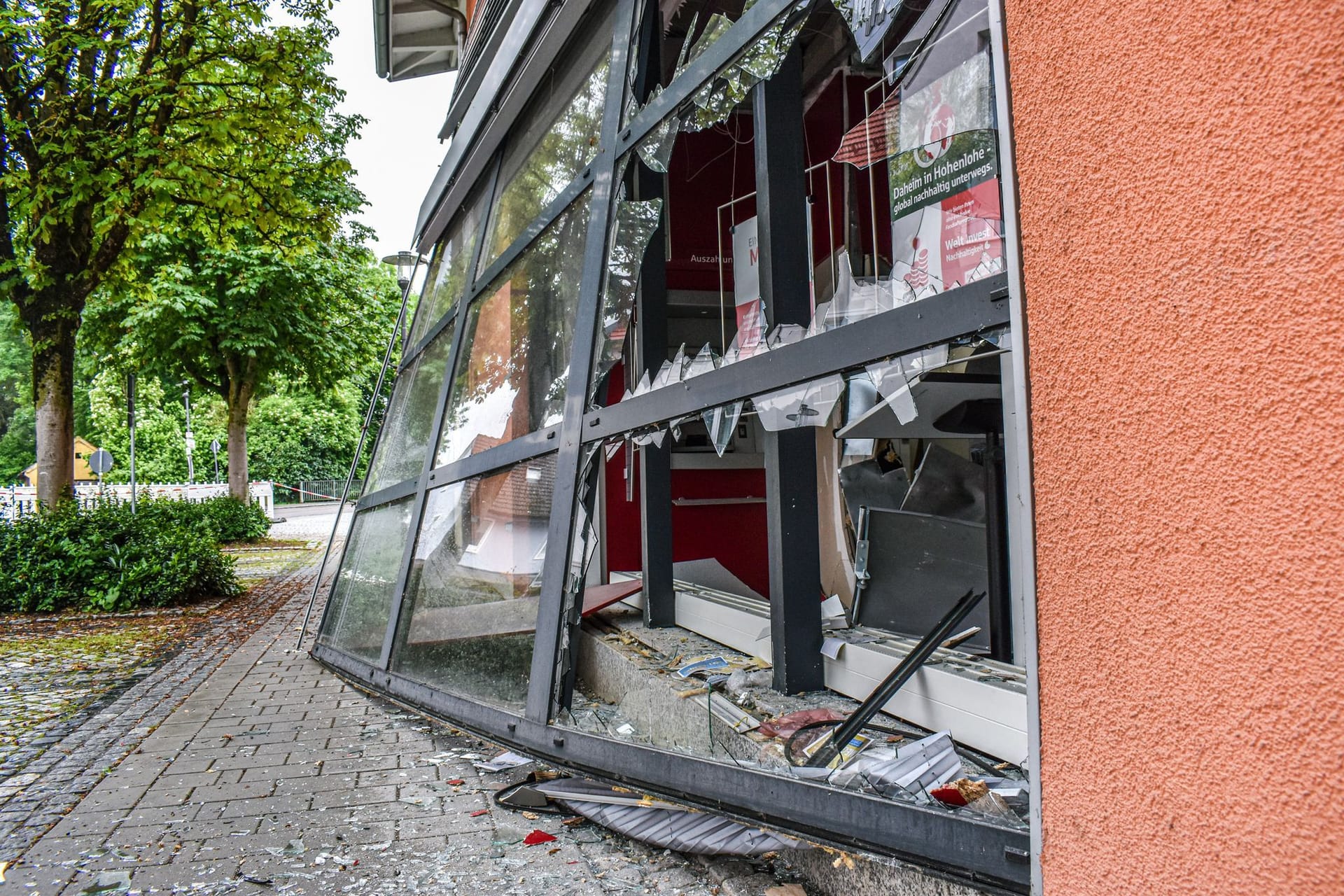 Geldautomat in Kupferzell gesprengt