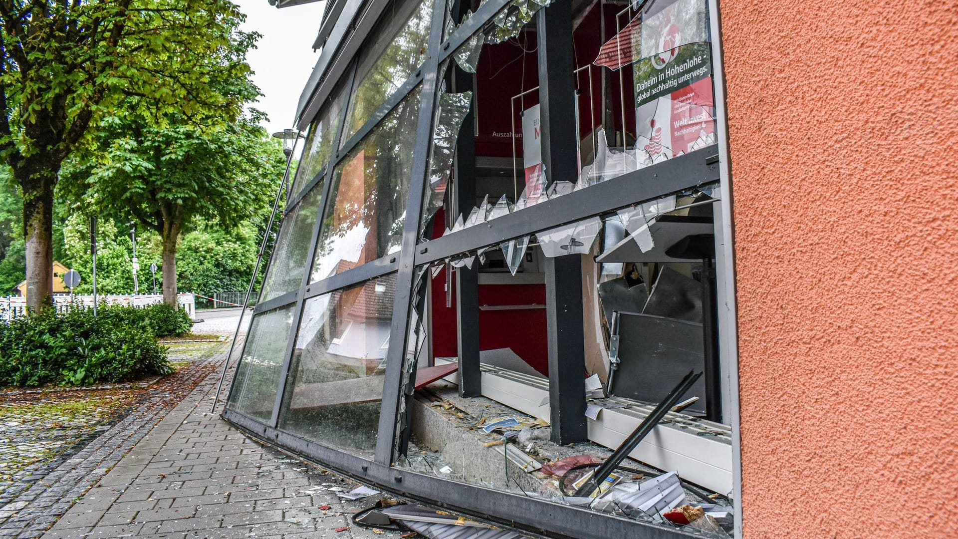 Geldautomat in Kupferzell gesprengt