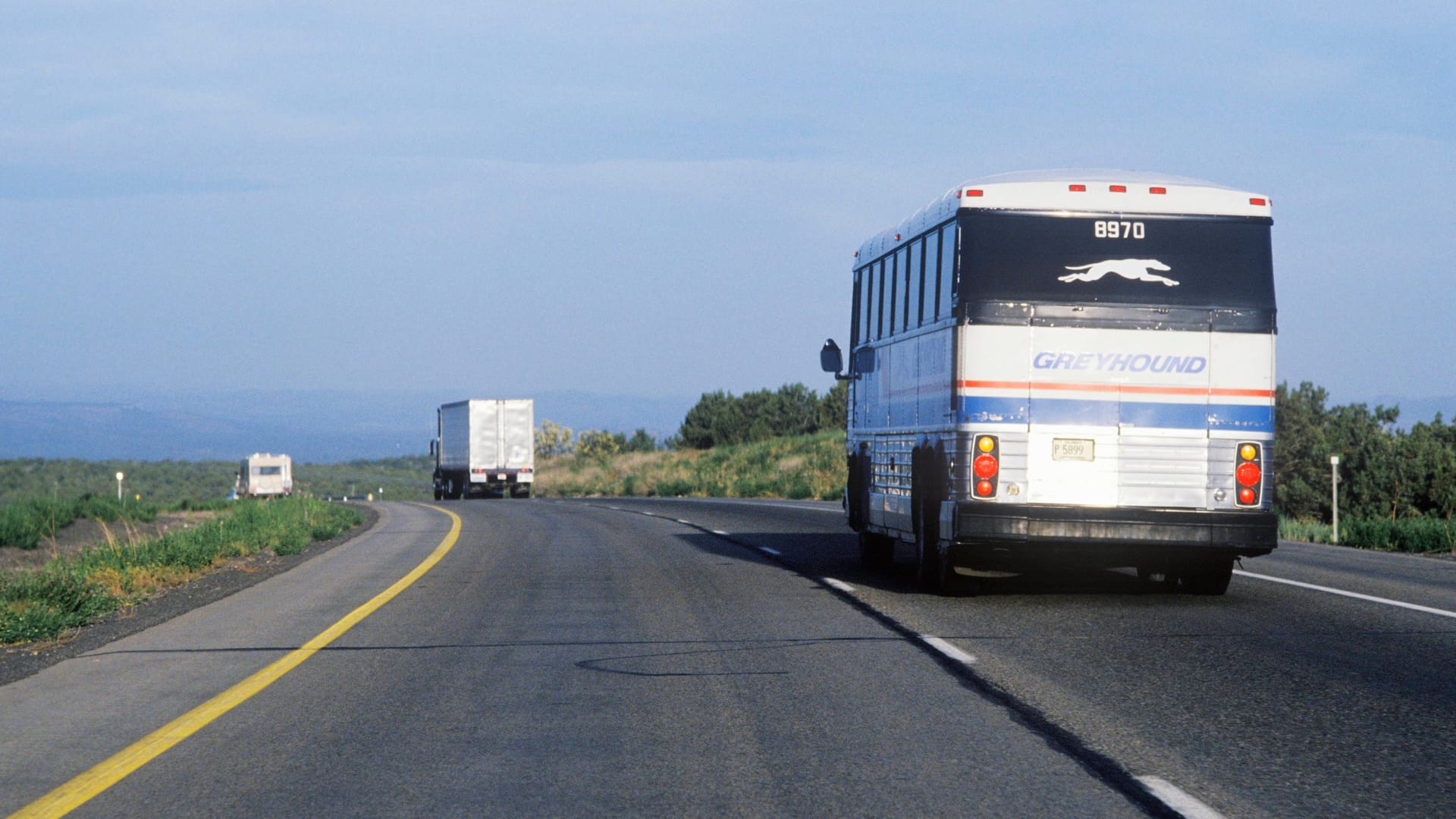 Im Reisebus: Eine verurteilte Frau in den USA versuchte nach Kanada zu fliehen.