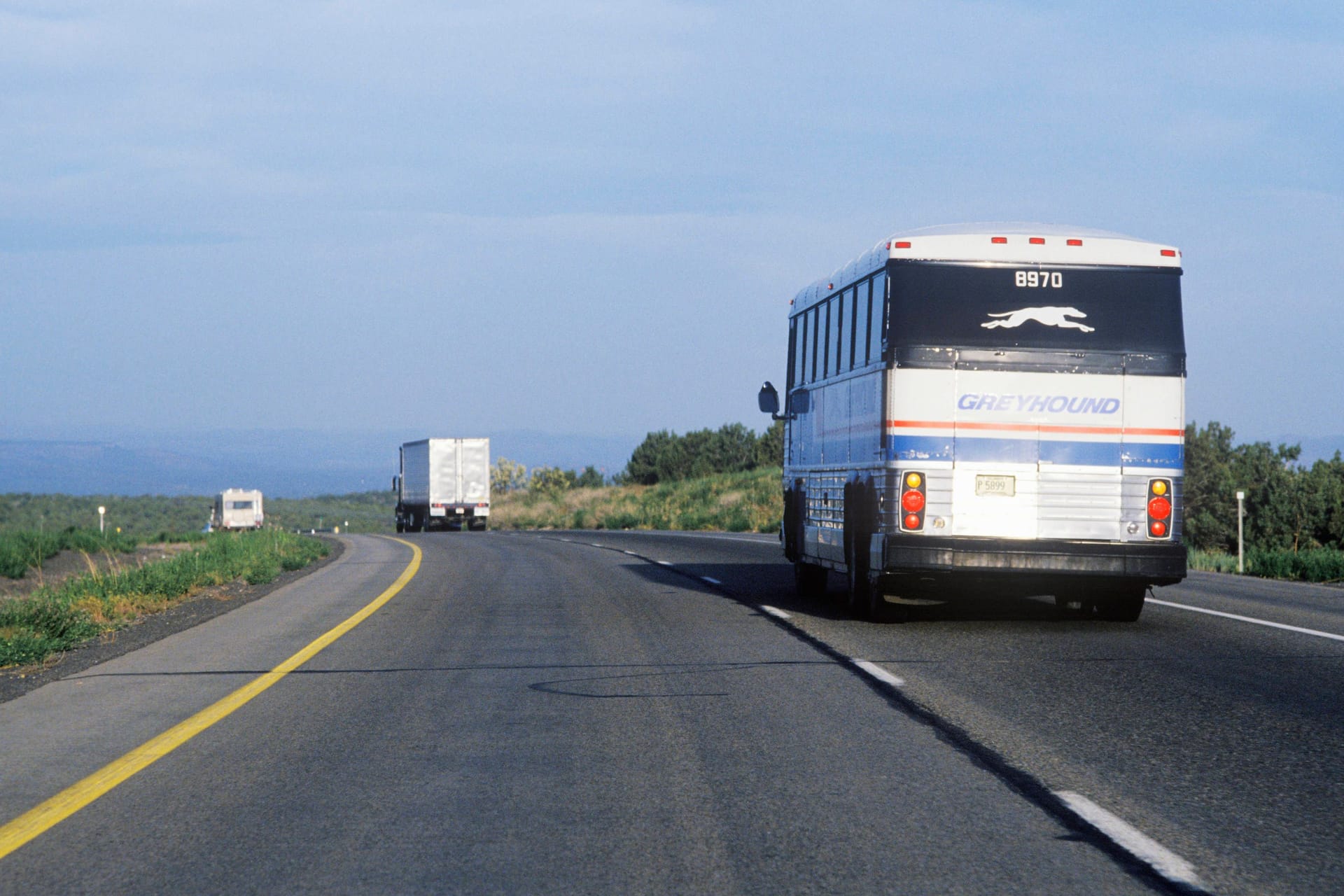 Im Reisebus: Eine verurteilte Frau in den USA versuchte nach Kanada zu fliehen.