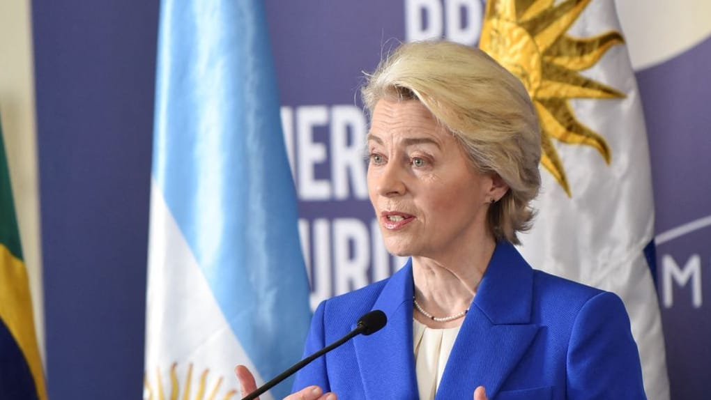 Ursula von der Leyen: Sie sprach in Montevideo, Uruguay.