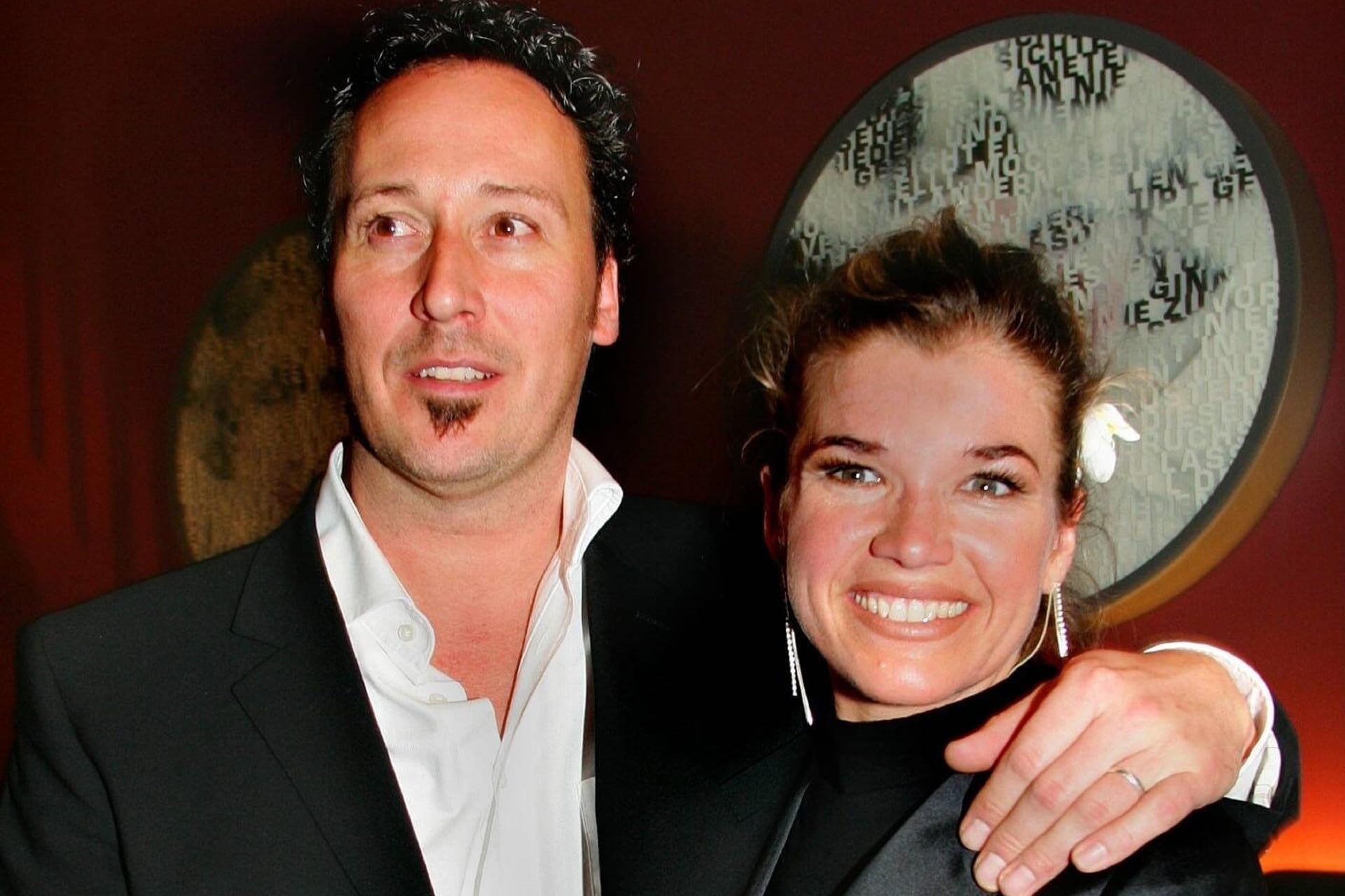 Anke Engelke und Claus Fischer elf Monate vor ihrer Hochzeit.