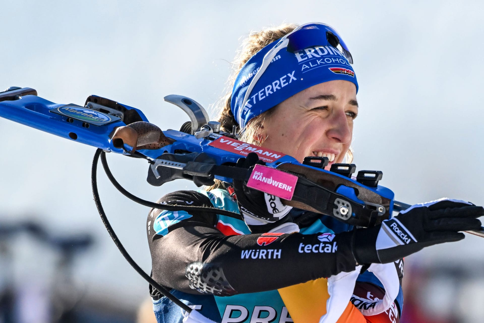 Franziska Preuß: Sie hat in Hochfilzen im Sprint überzeugt.