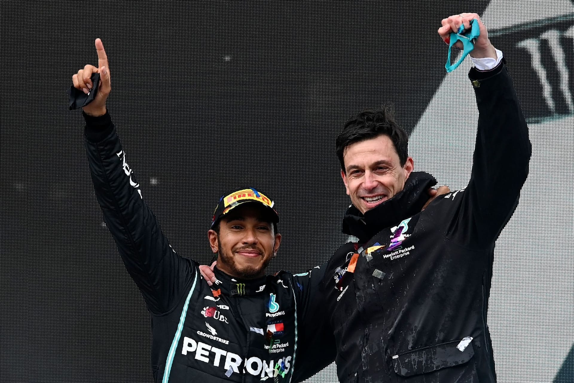 Lewis Hamilton und Toto Wolff