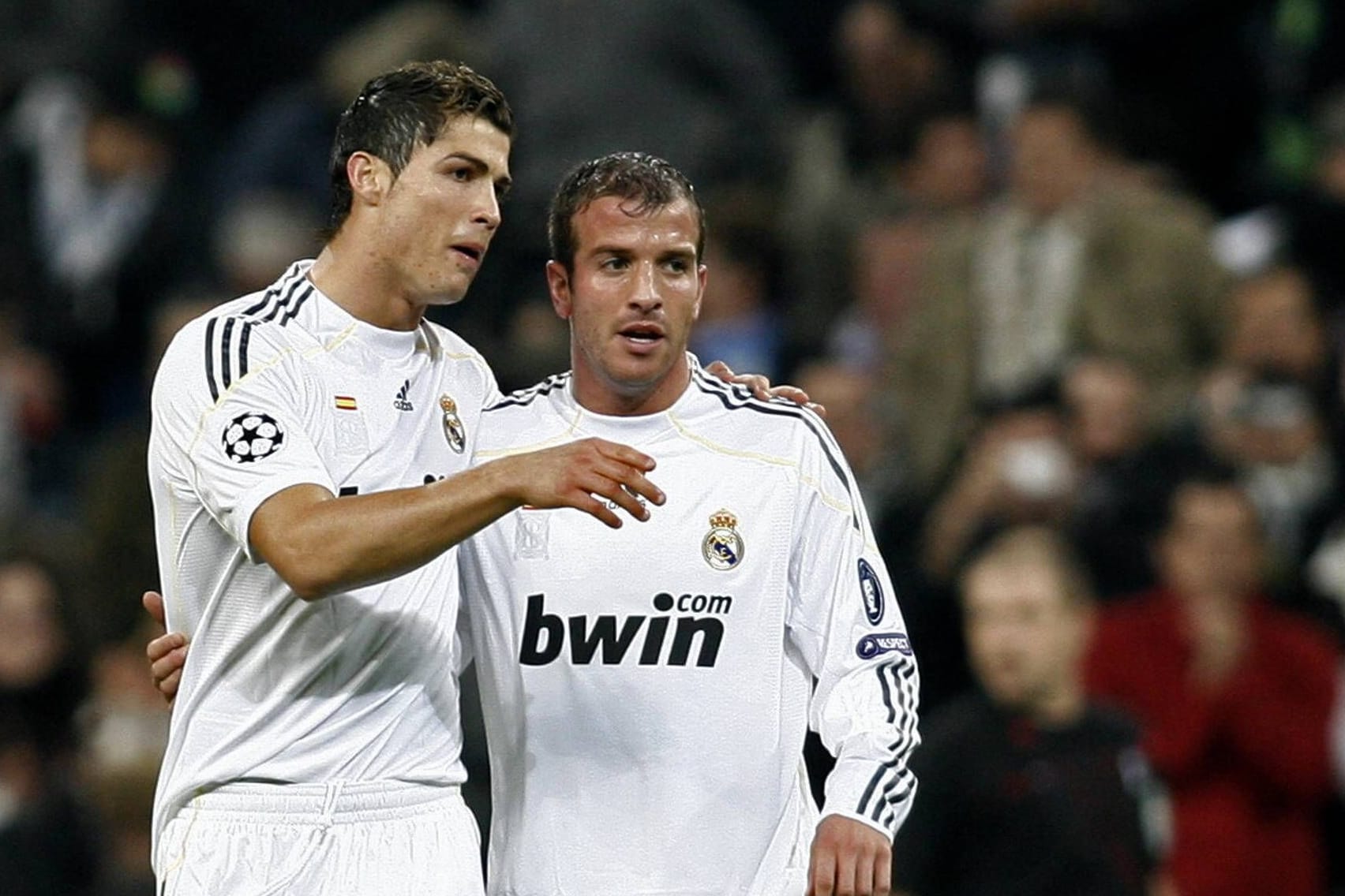 Cristiano Ronaldo (l.) und Rafael van der Vaart: Einst trugen sie gemeinsam das Real-Trikot.