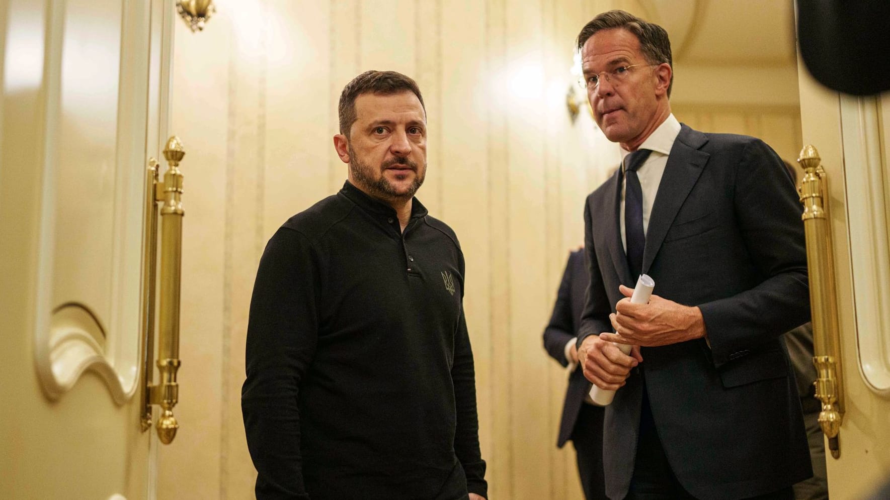 Mark Rutte und Wolodymyr Selenskyj