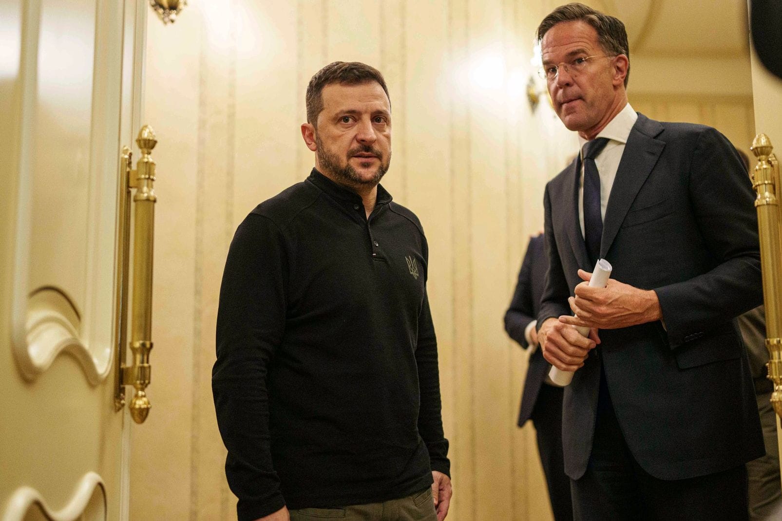 Mark Rutte und Wolodymyr Selenskyj