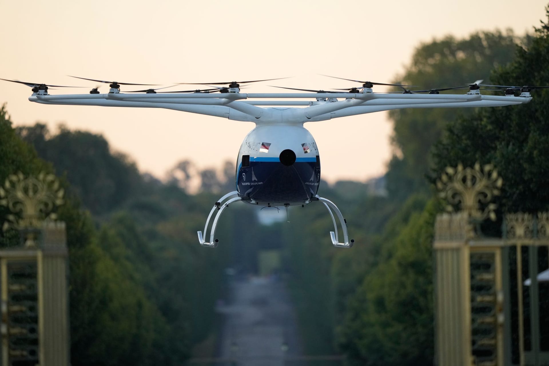 Testflüge der Flugtaxis von Volocopter