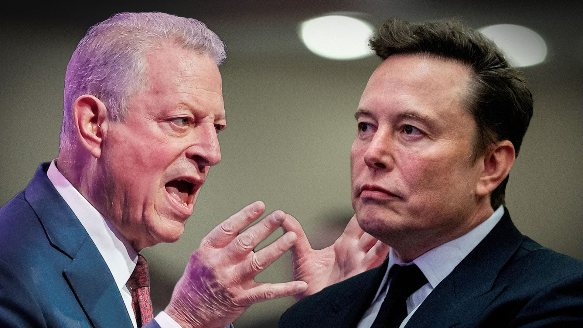 Al Gore (l.) und Elon Musk (Montage): Sowohl der ehemalige US-Vizepräsident als auch der Tesla-CEO beschäftigen sich mit der Effizienz im Regieren.