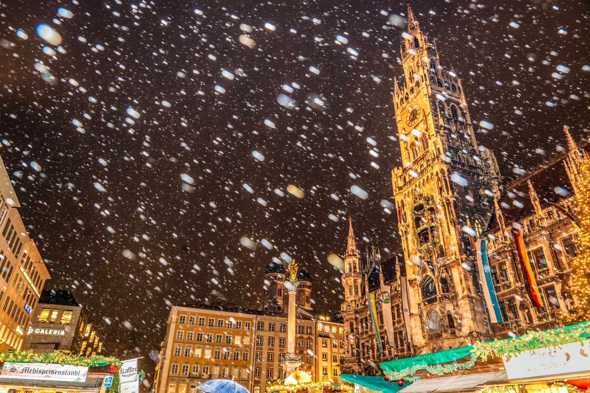 An Heiligabend sind in München und Umgebung bis zu 15 Zentimeter Neuschnee möglich.