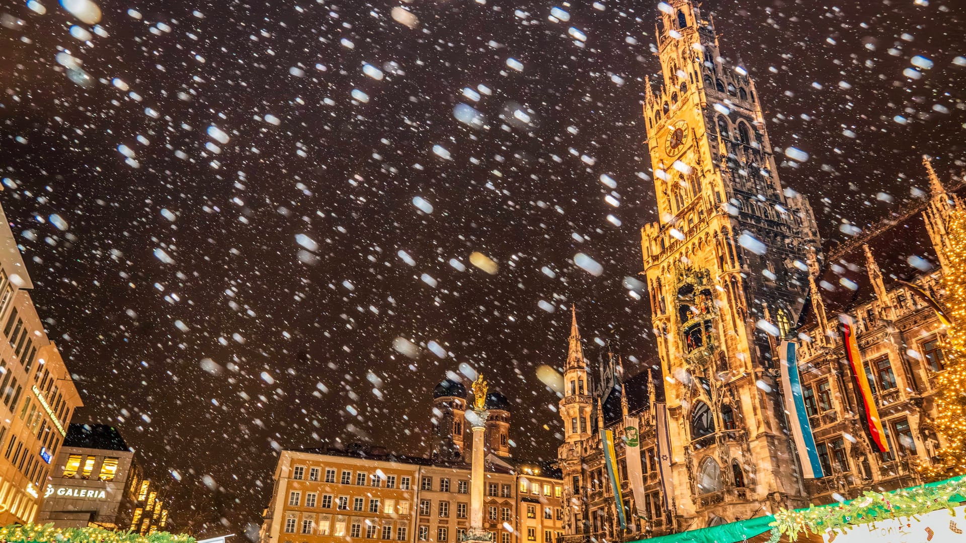 An Heiligabend sind in München und Umgebung bis zu 15 Zentimeter Neuschnee möglich.