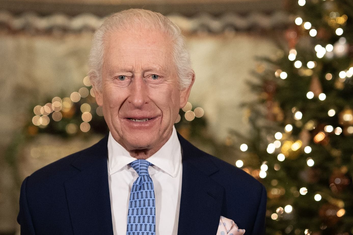 König Charles III.: Er hielt jetzt eine Rede zu Weihnachten.