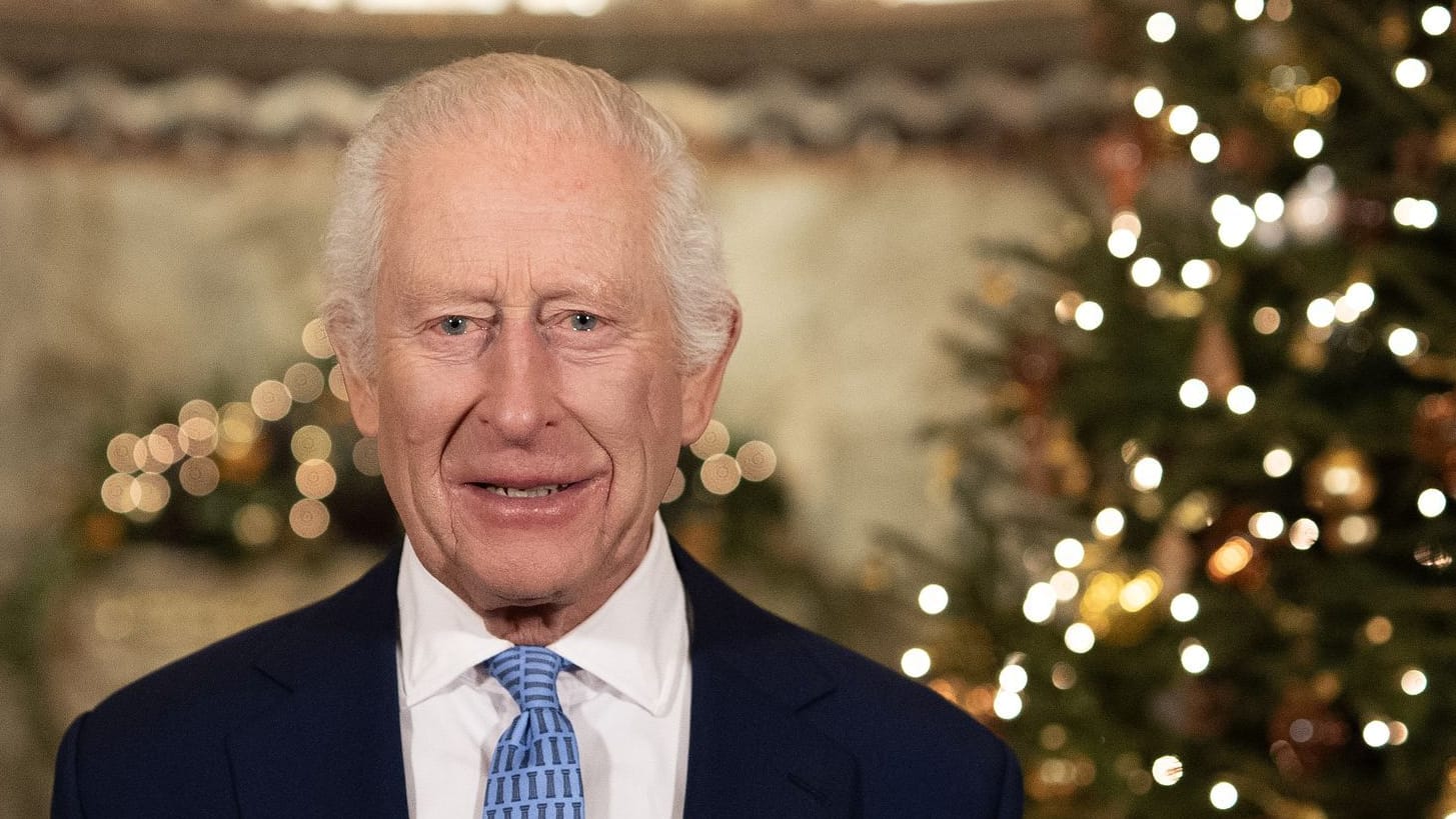 König Charles III.: Er hielt jetzt eine Rede zu Weihnachten.