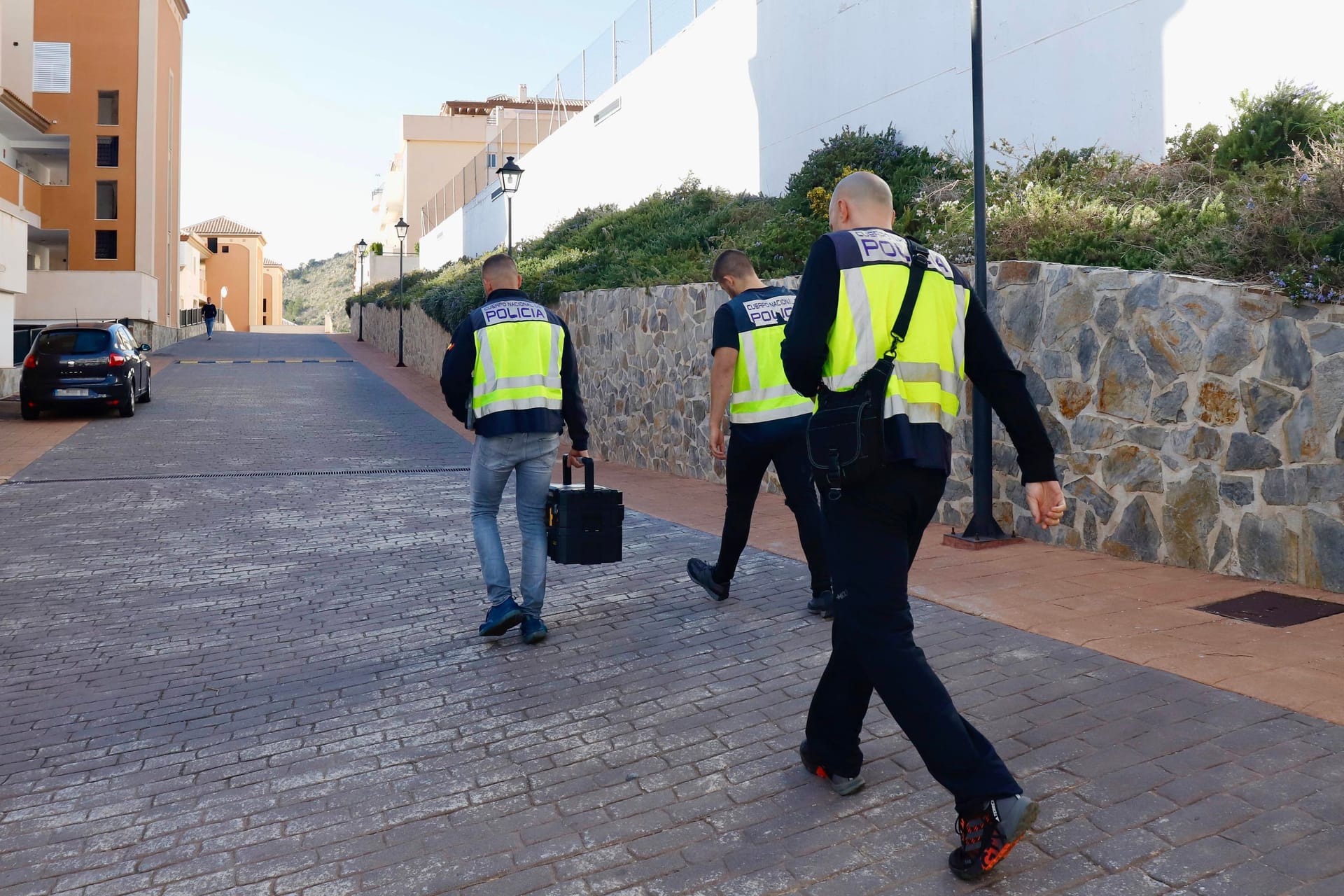 Spanische Polizisten (Symbolbild): Den Festgenommenen drohen hohe Haftstrafen.