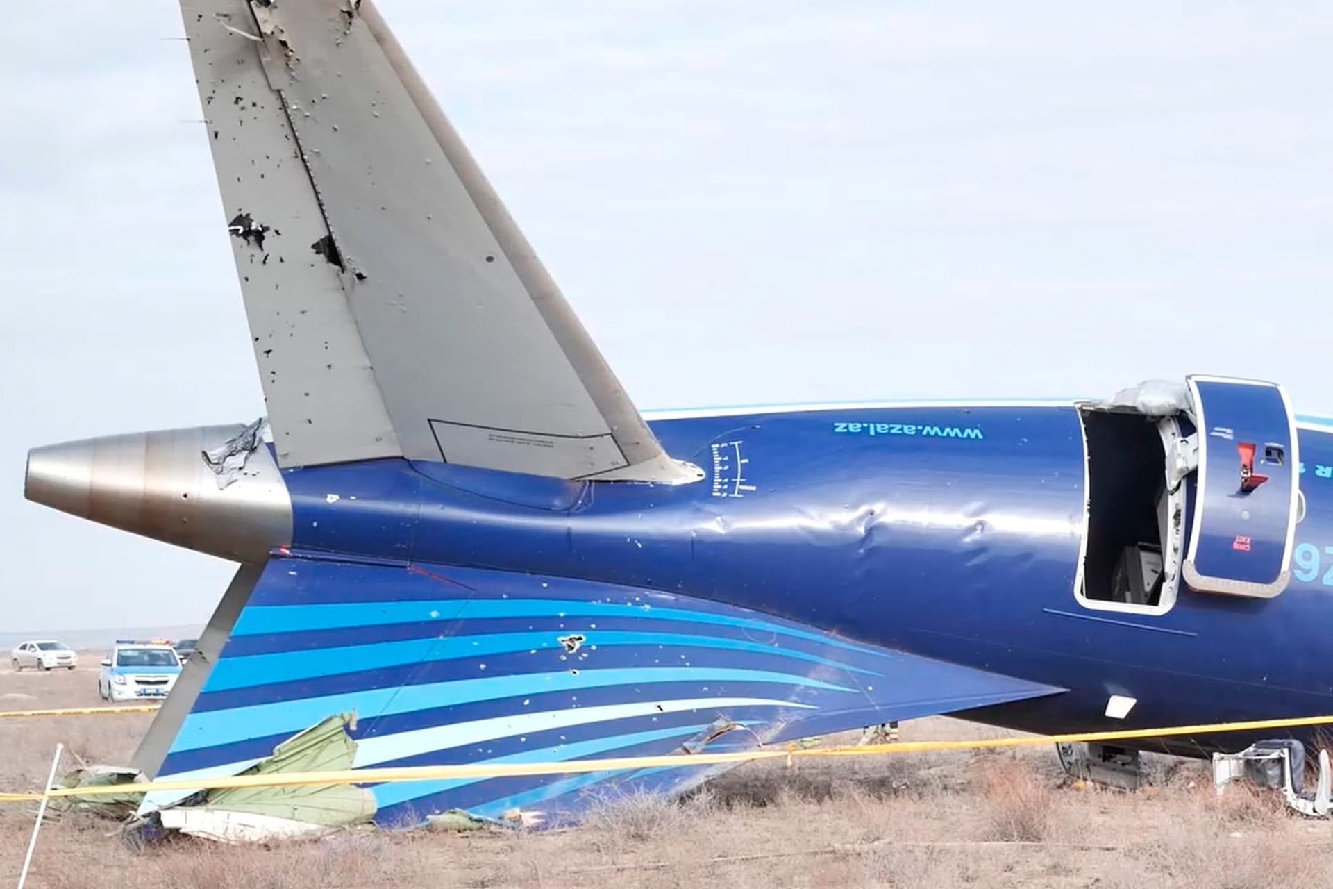 Passagierflugzeug stürzt in Kasachstan ab