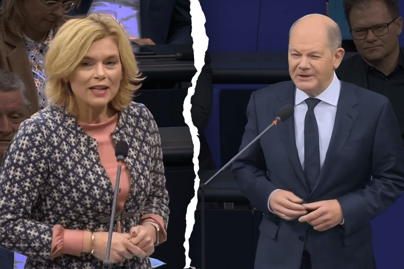 Bundeskanzler Olaf Scholz leistet sich Faux-Pas in Rede