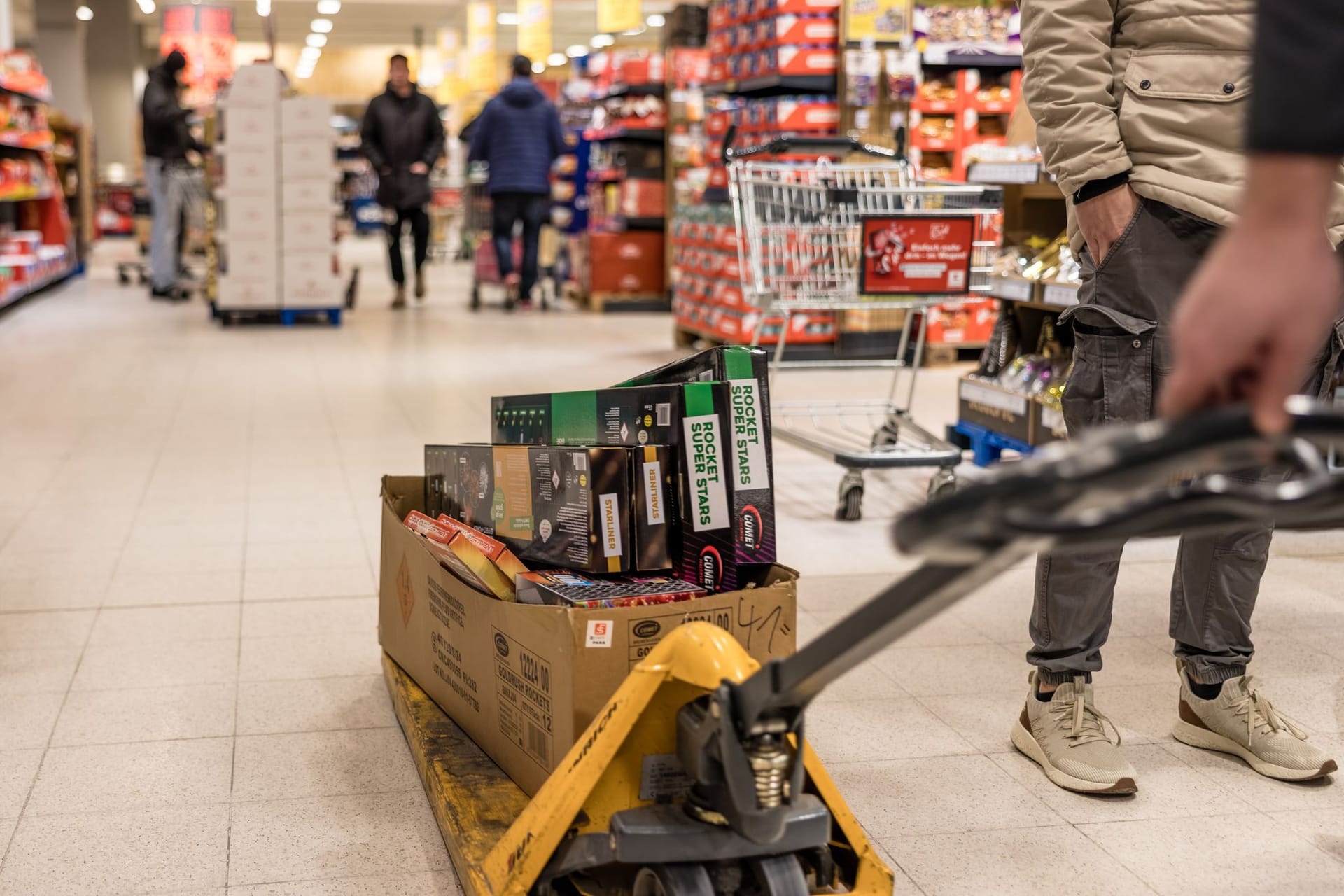 Silvester-Feuerwerksverkauf