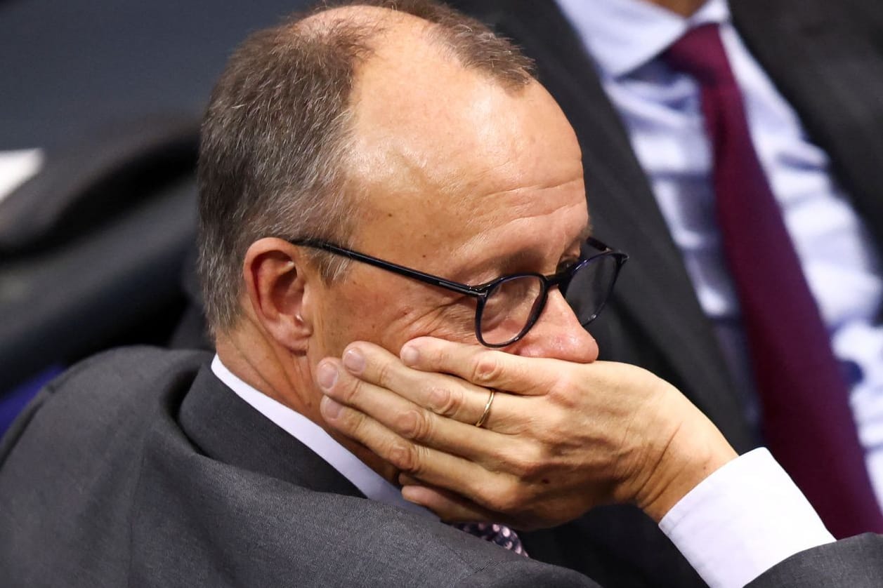 Friedrich Merz: Die CDU liegt in Umfragen weiter vorne. Seine Popularitätswerte sinken dagegen.