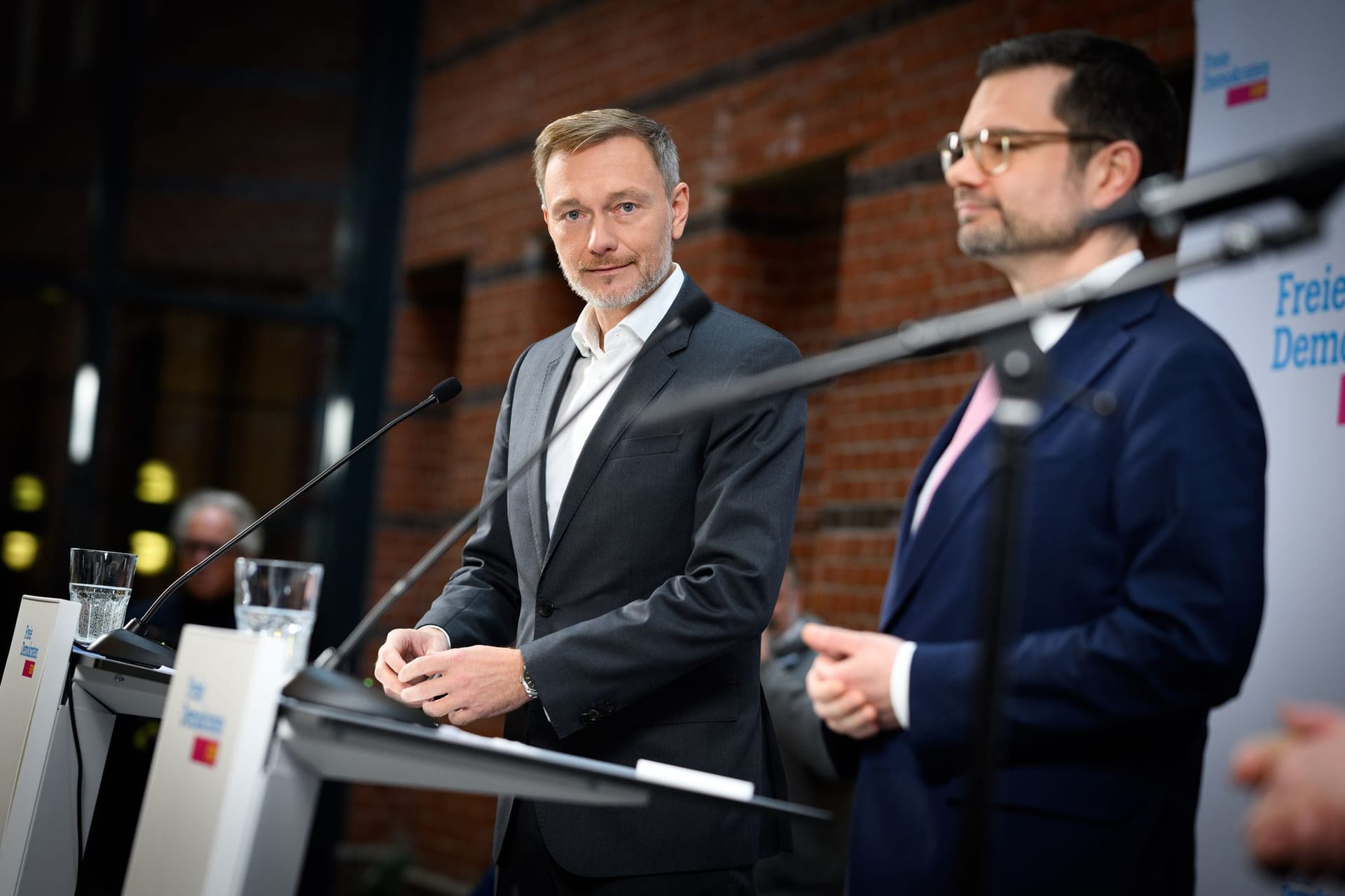 Pressekonferenz nach Gremiensitzungen der FDP