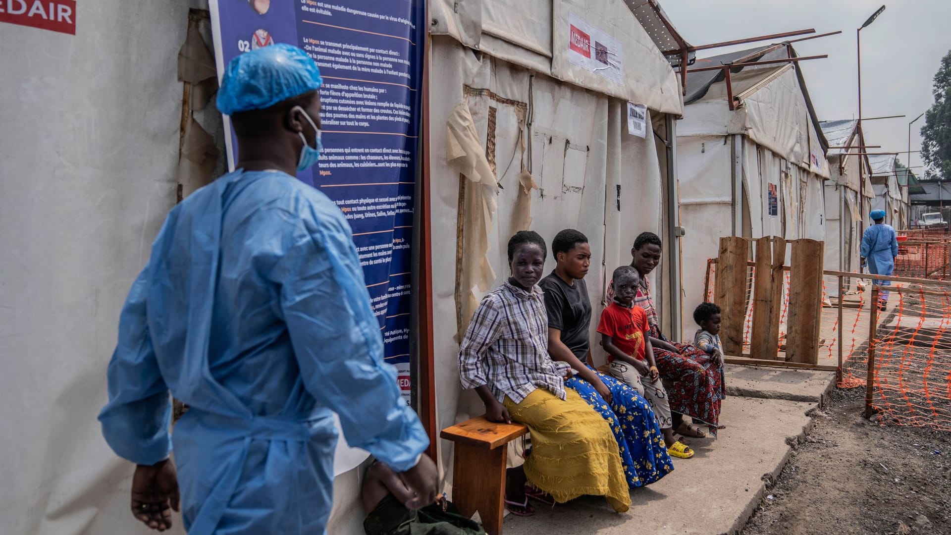 Gesundheitsnotstand im Kongo (Archivbild): Das zentralafrikanische Land wird bereits von einer Mpox-Epidemie heimgesucht, nun kommt noch eine bisher unbekannte Krankheit dazu.