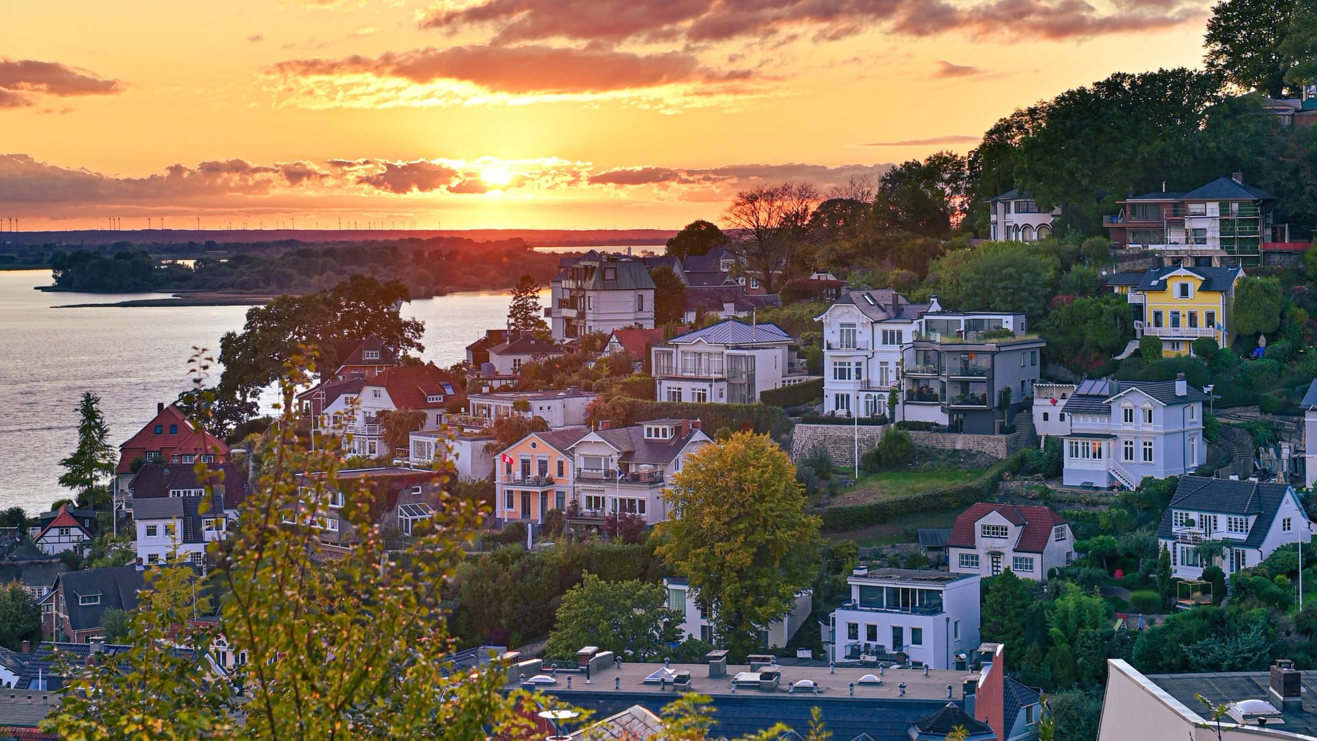 Blankenese in Hamburg: Hier hat die Frau ihre Kindheit verbracht.