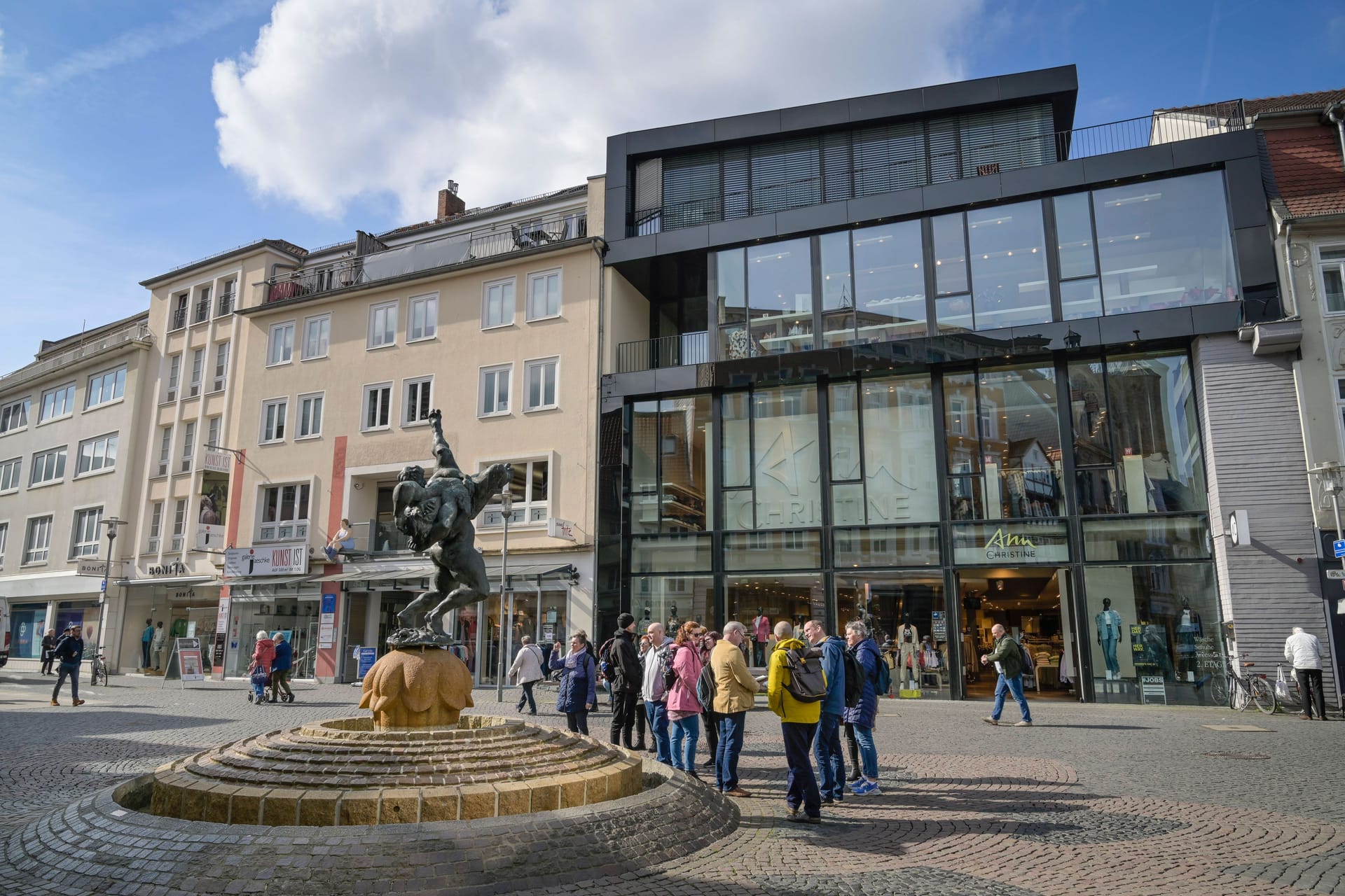 Ringerbrunnen in der Innenstadt (Archivbild): Das Braunschweiger Zentrum ist besonders zur Weihnachtszeit gut besucht.