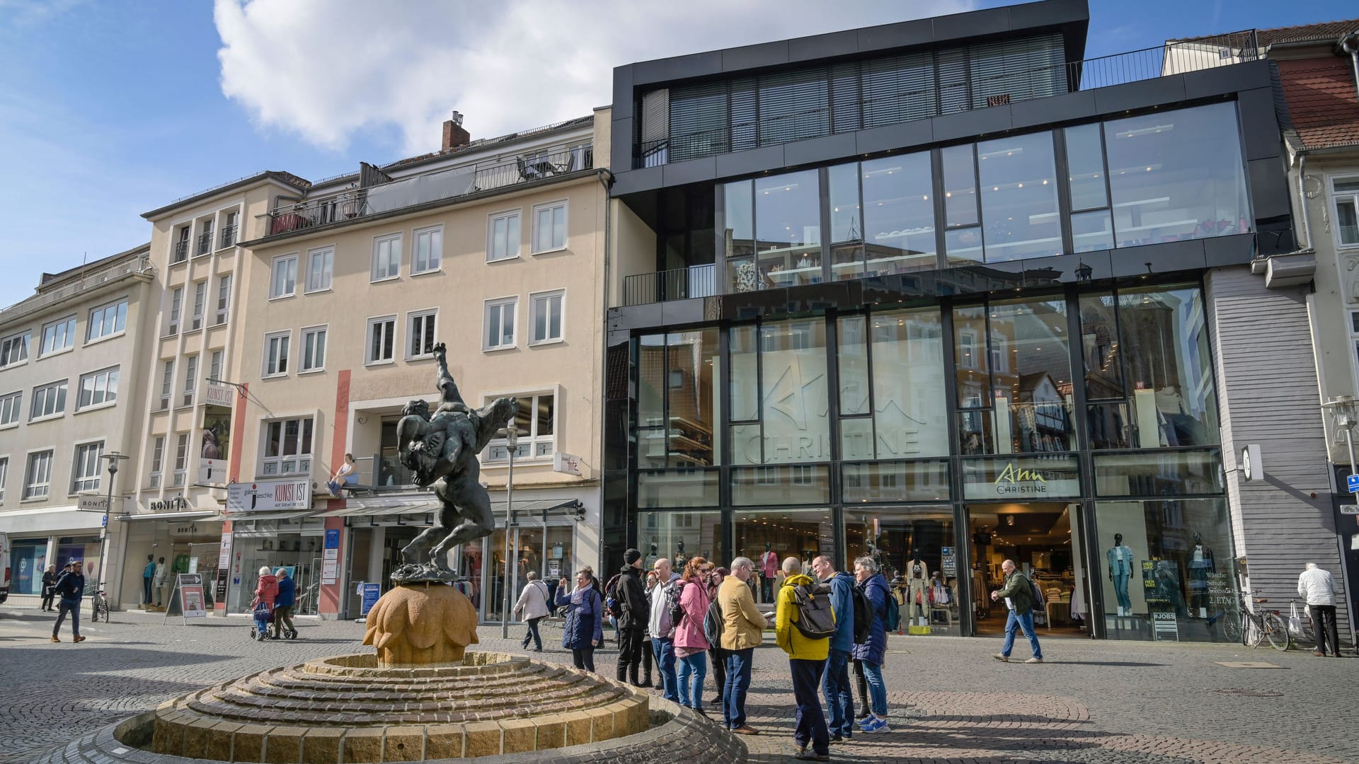 Ringerbrunnen in der Innenstadt (Archivbild): Das Braunschweiger Zentrum ist besonders zur Weihnachtszeit gut besucht.