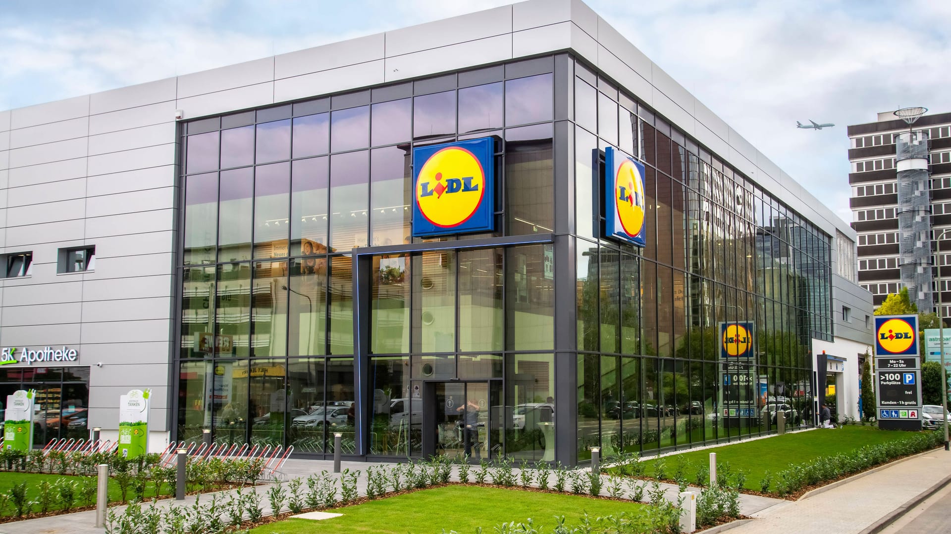 Filiale des Discounters Lidl Niederrad in der Goldsteinstraße. (Archivfoto)