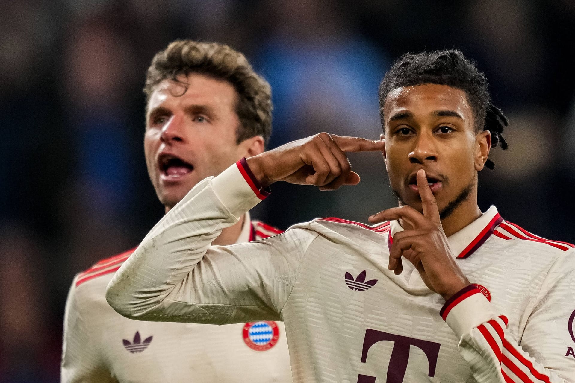 Michael Olise: Der Franzose war mit seinem Doppelpack beim 5:1 gegen Donezk der Matchwinner des FC Bayern.