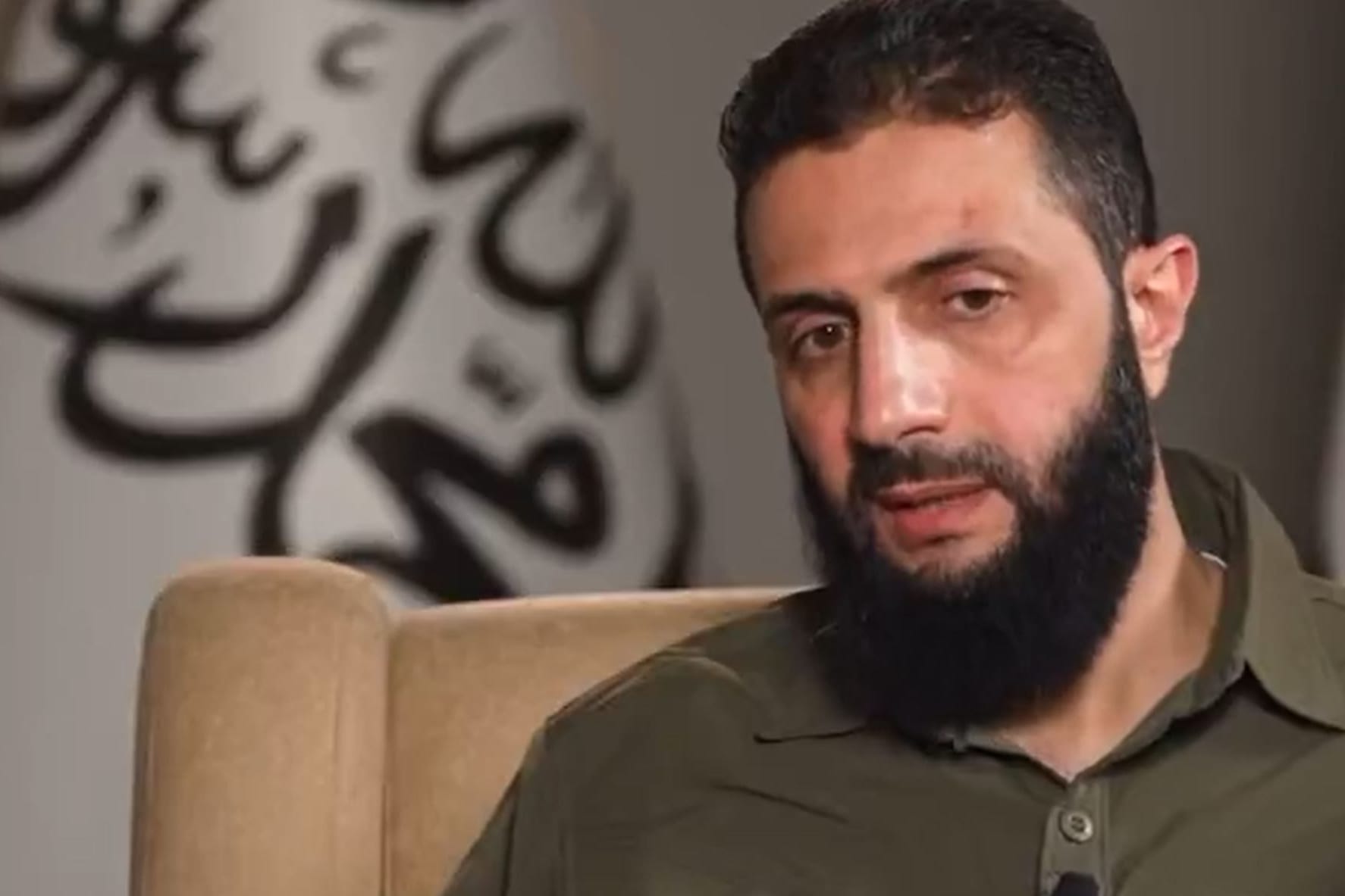 Der syrische Rebellenführer Abu Mohammed al-Dschulani im CNN-Interview: "Wir sprechen nicht über die Herrschaft von Einzelpersonen oder persönliche Launen".