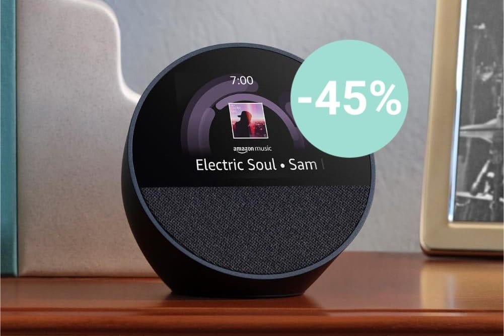 Last-minute-Angebote vor Weihnachten: Der Echo-Spot ist jetzt zum Tiefpreis bei Amazon erhältlich!