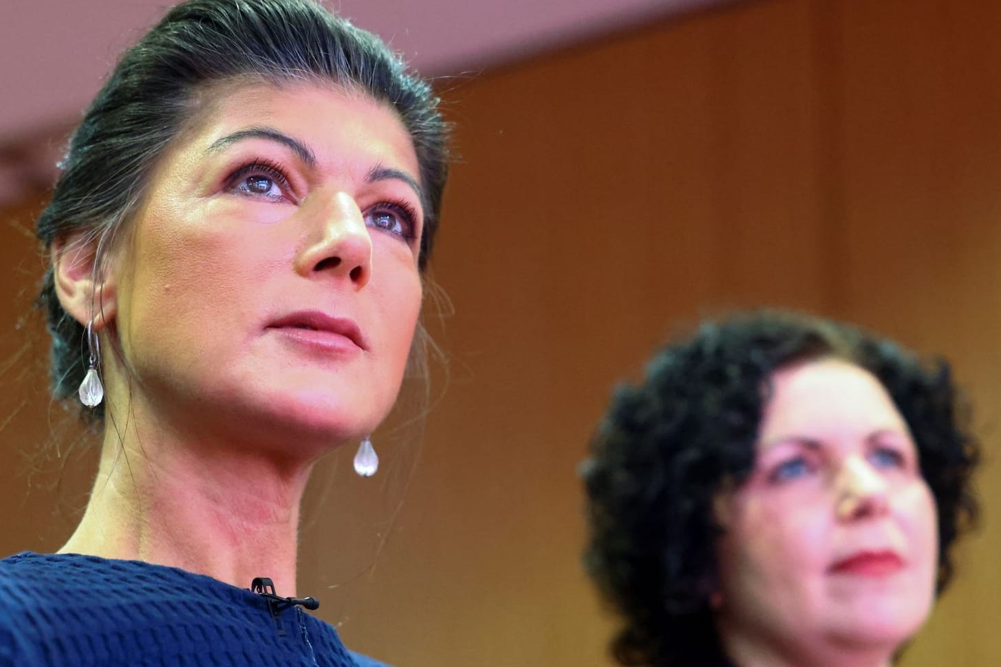 Sahra Wagenknecht (l) und Amira Mohamed Ali: Die gebürtige Thüringerin geht als Kanzlerkandidatin der von ihr gegründeten und nach ihr benannten Partei in den Wahlkampf.