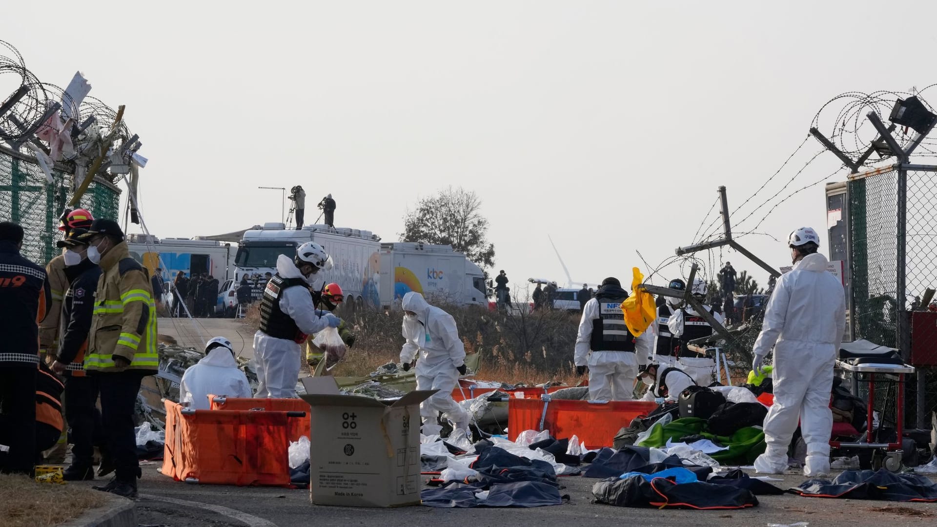 Passagierflugzeug in Südkorea verunglückt