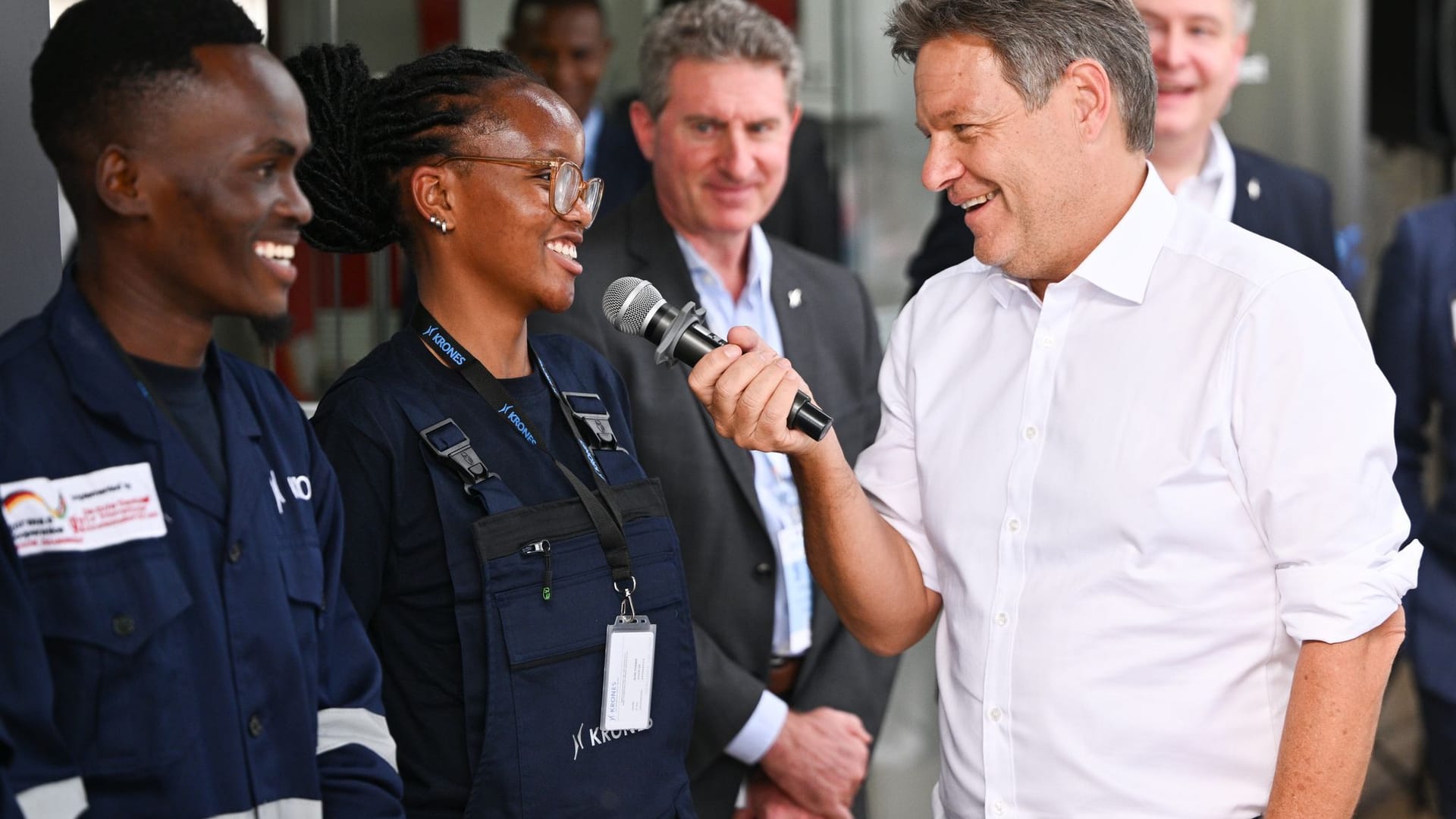 Bundeswirtschaftsminister Habeck in Kenia