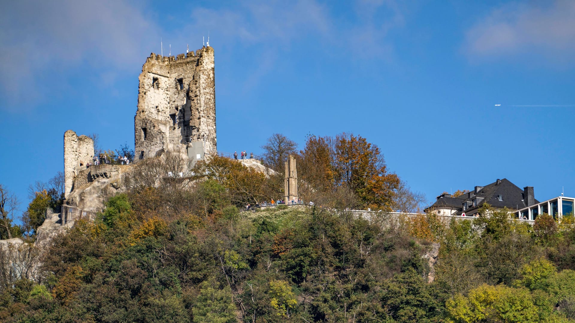 Drachenfels im Siebengebirge: Kurz vor Weihnachten entdeckte hier ein Wanderer menschliche Überreste.