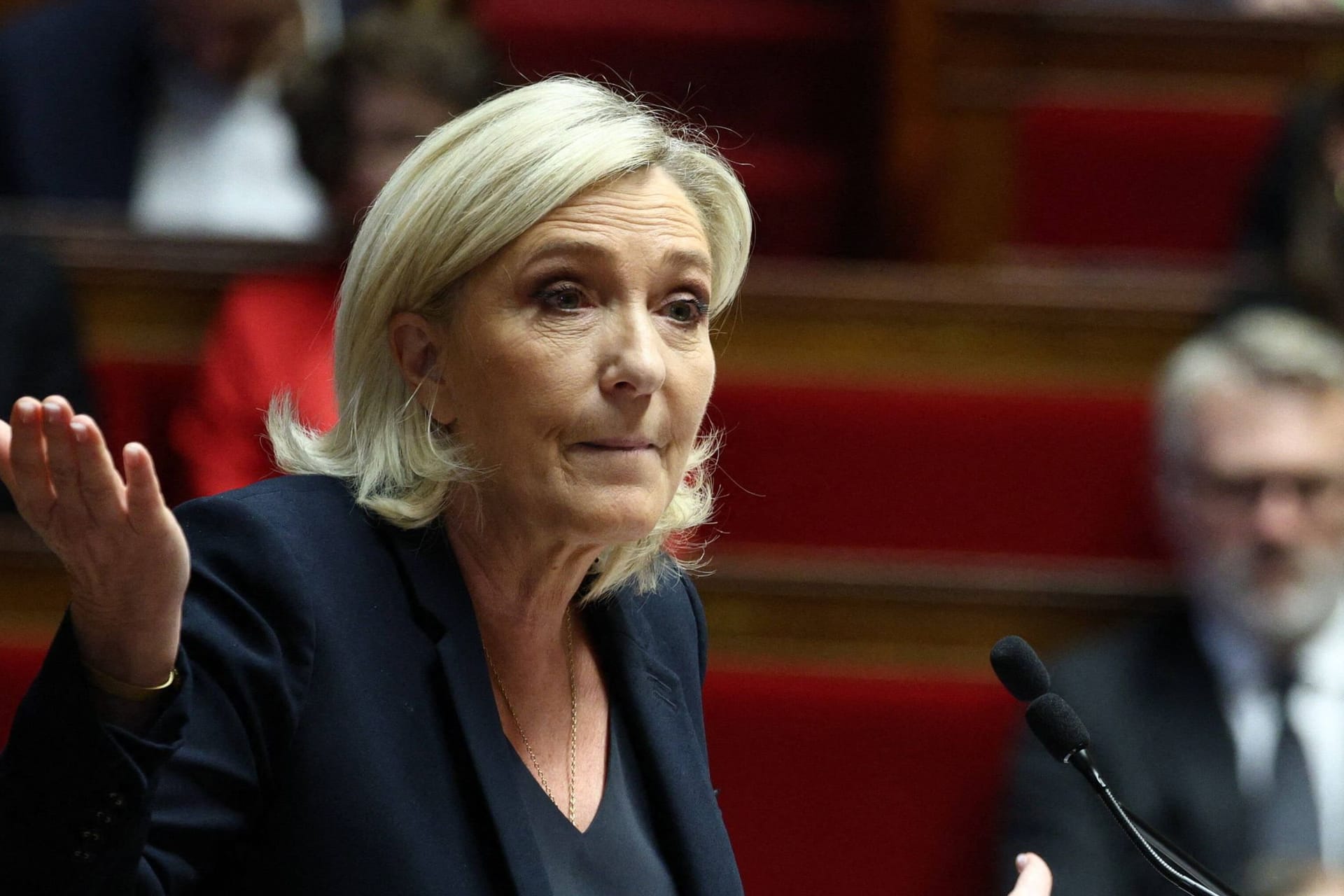 Marine Le Pen: Sie suchte den Schulterschluss mit dem linken Lager.