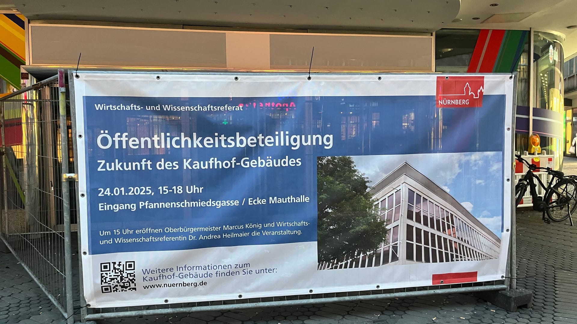 Am Freitag können Bürger ihre Ideen einbringen: Die Stadt lädt in den Kaufhof ein.