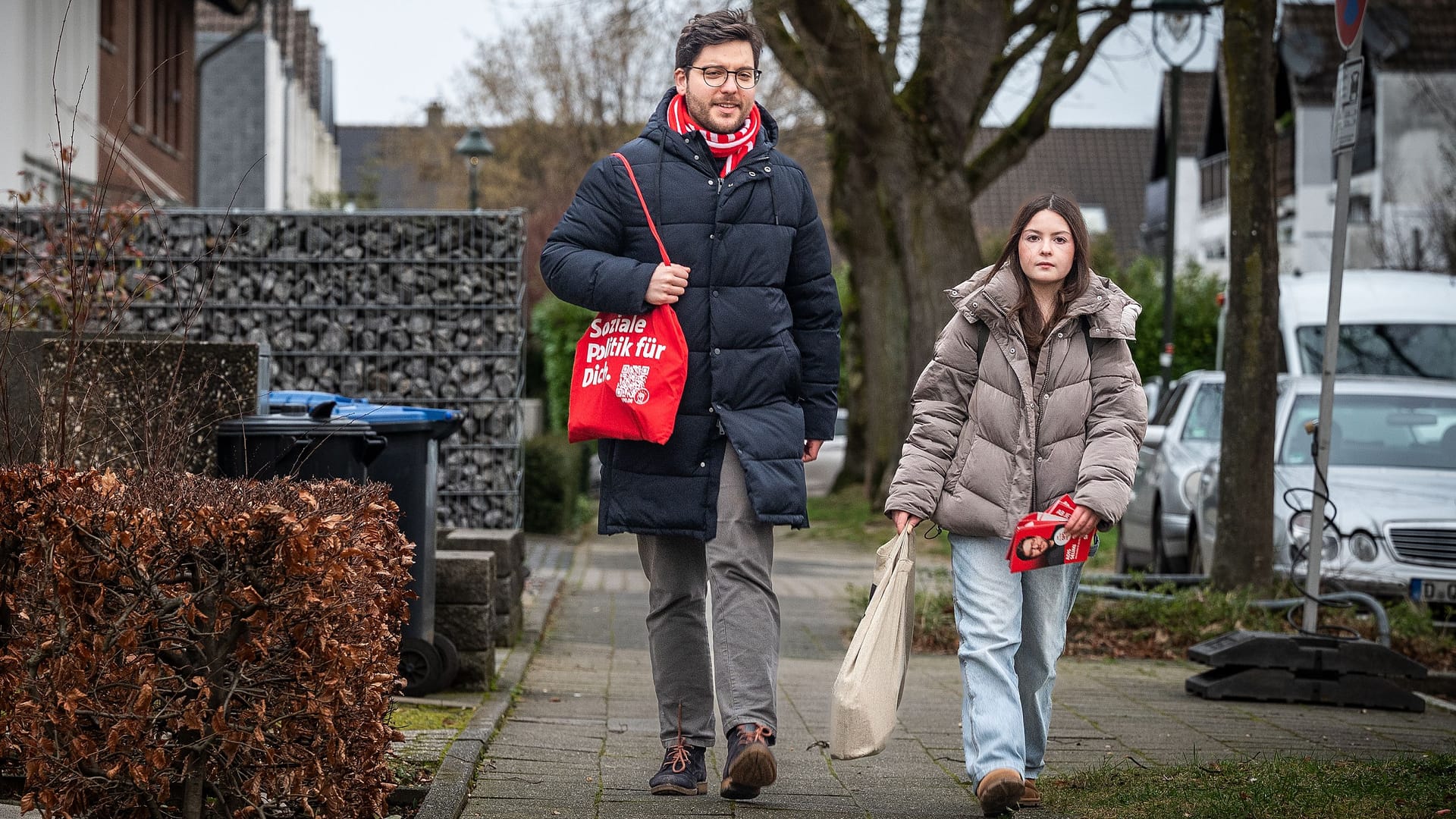 Lavina Esser engagiert sich im SPD Wahlkampf