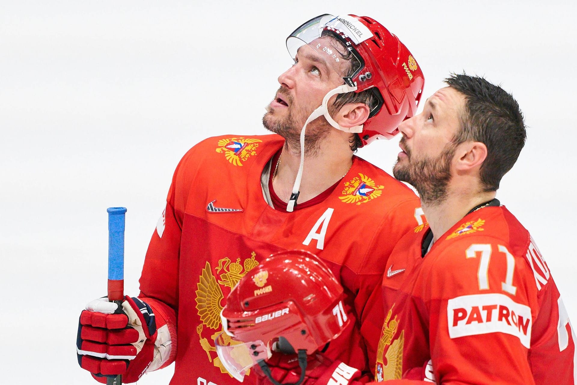 Alexander Ovechkin (l.) und Ilya Kovalchuk (Archivbild): Russland könnte bei der WM mitspielen.